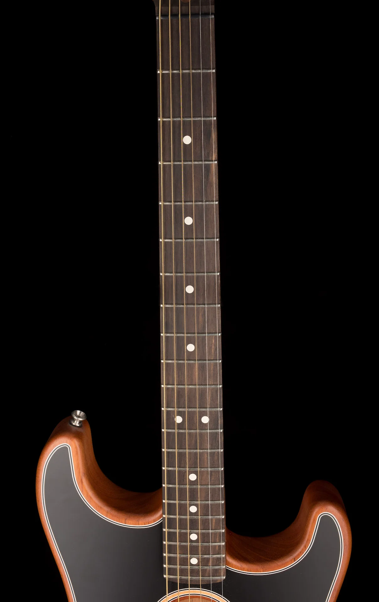 Used 2020 Fender Acoustasonic Stratocaster Black With Gig Bag - Image 11