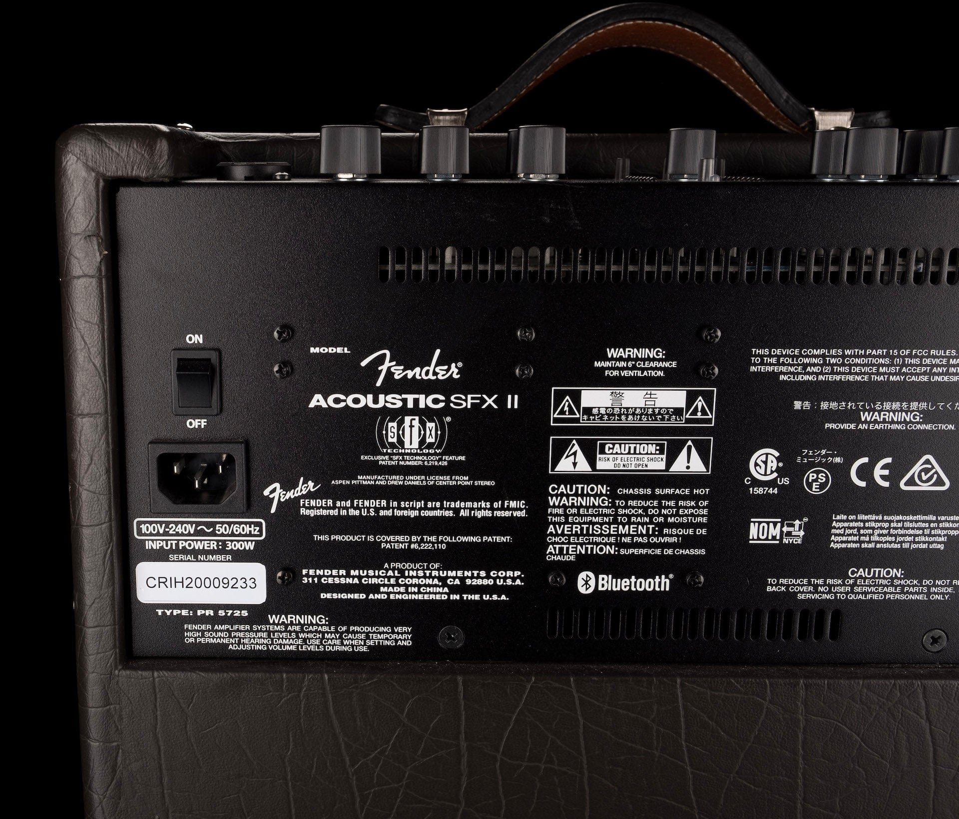 Used Fender Acoustic SFX II Guitar Amp Combo - Image 10