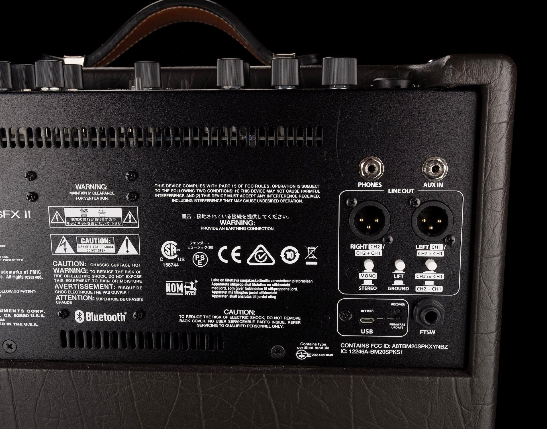 Used Fender Acoustic SFX II Guitar Amp Combo - Image 11