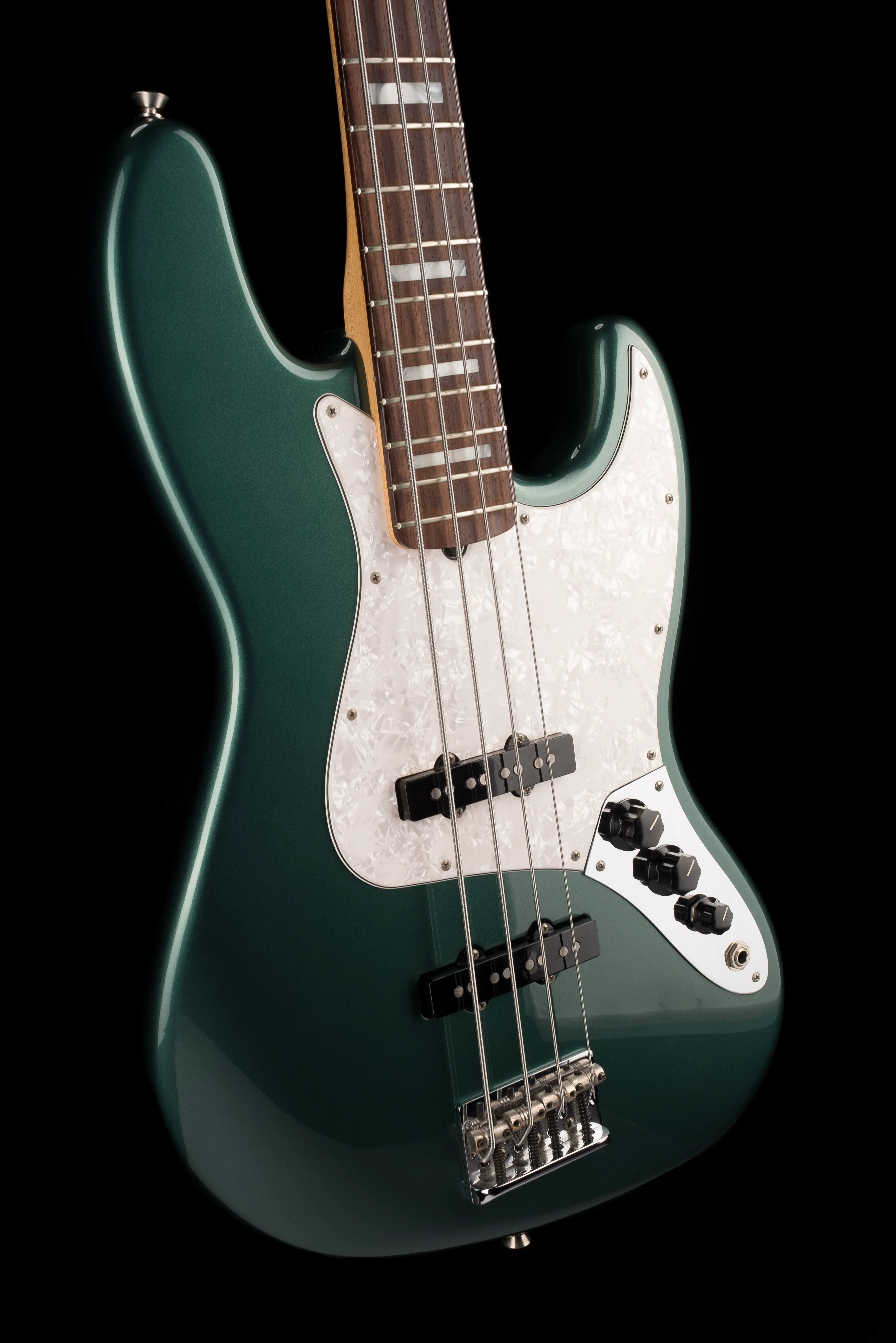 Used Fender Adam Clayton Jazz Bass Sherwood Green Metallic with OHSC - Image 10
