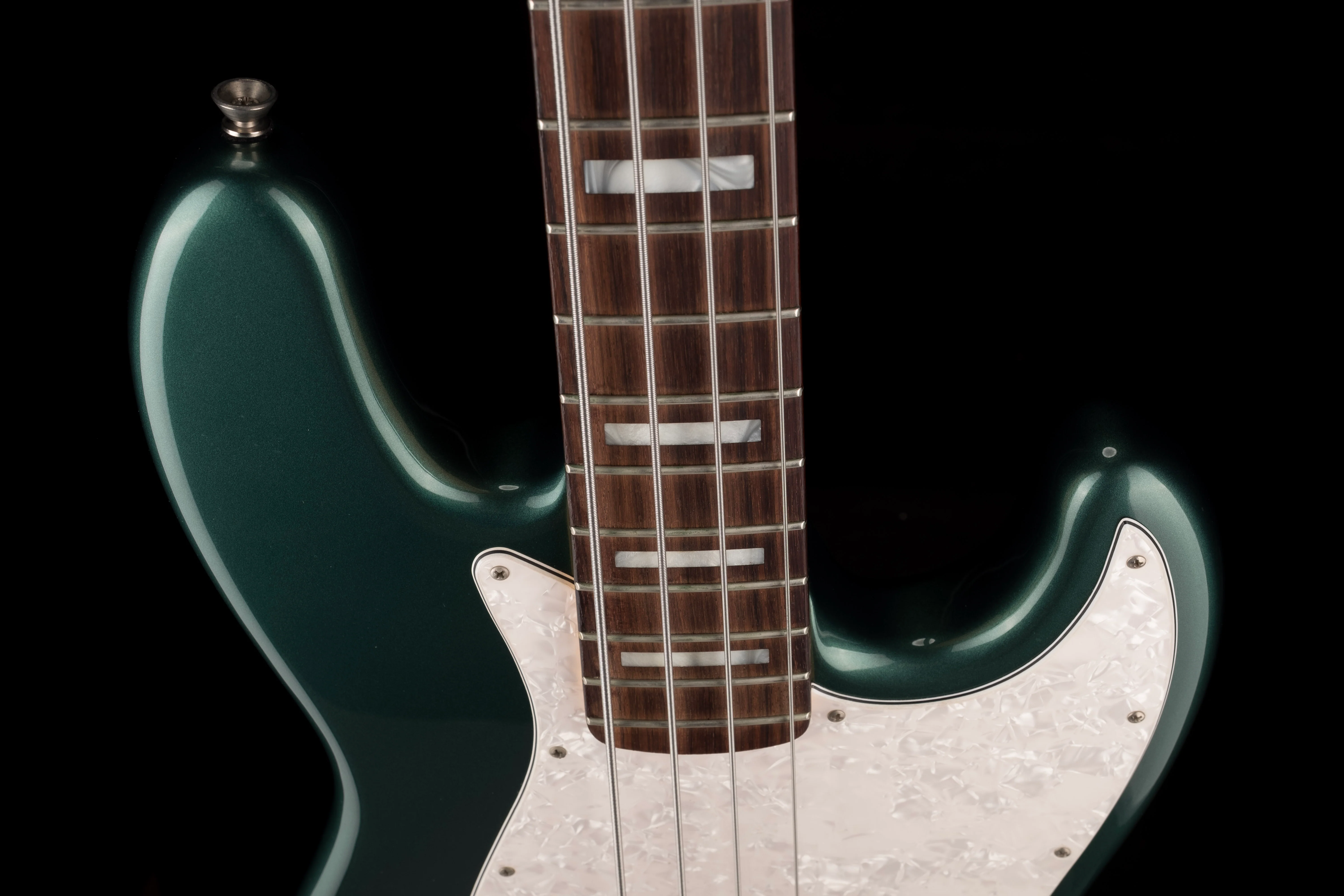 Used Fender Adam Clayton Jazz Bass Sherwood Green Metallic with OHSC - Image 3