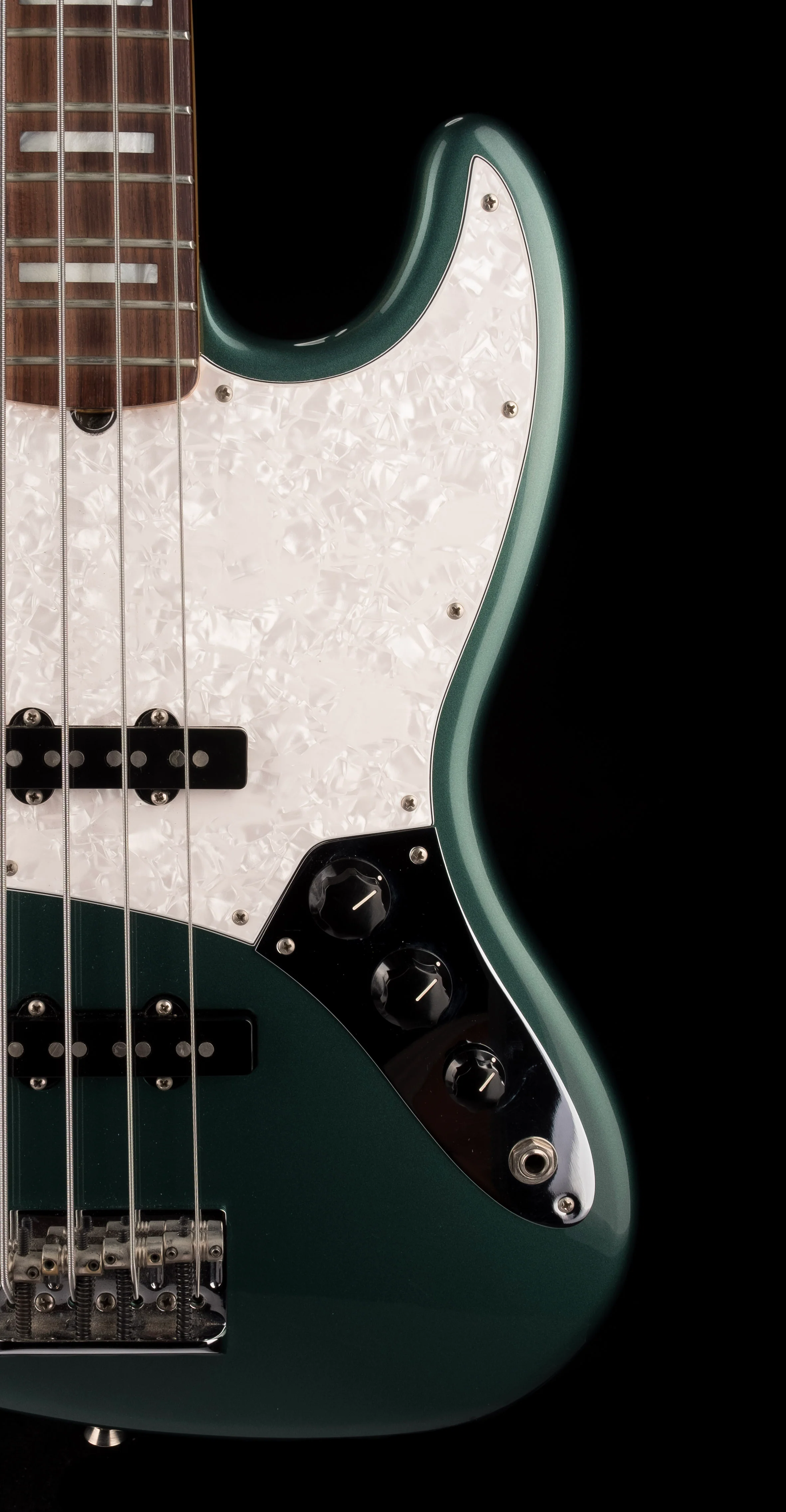 Used Fender Adam Clayton Jazz Bass Sherwood Green Metallic with OHSC - Image 9