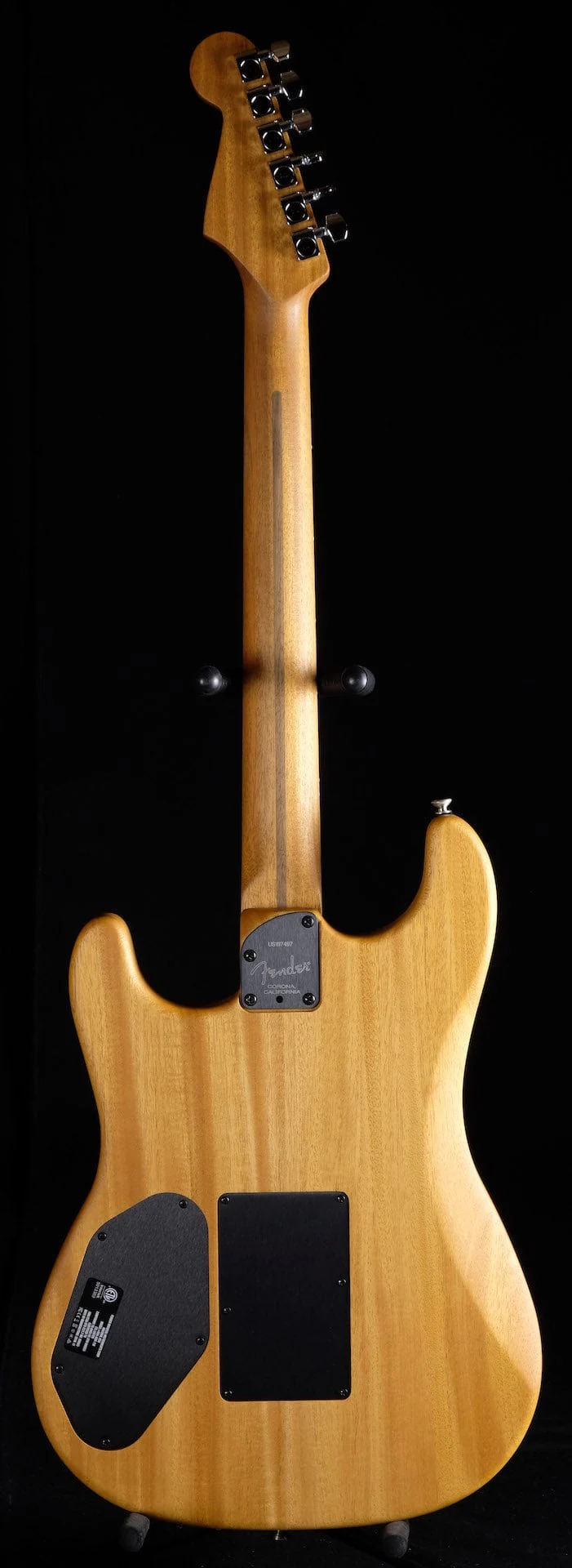Used Fender American Acoustasonic Stratocaster Ebony Fingerboard Sunburst Guitar - Image 6