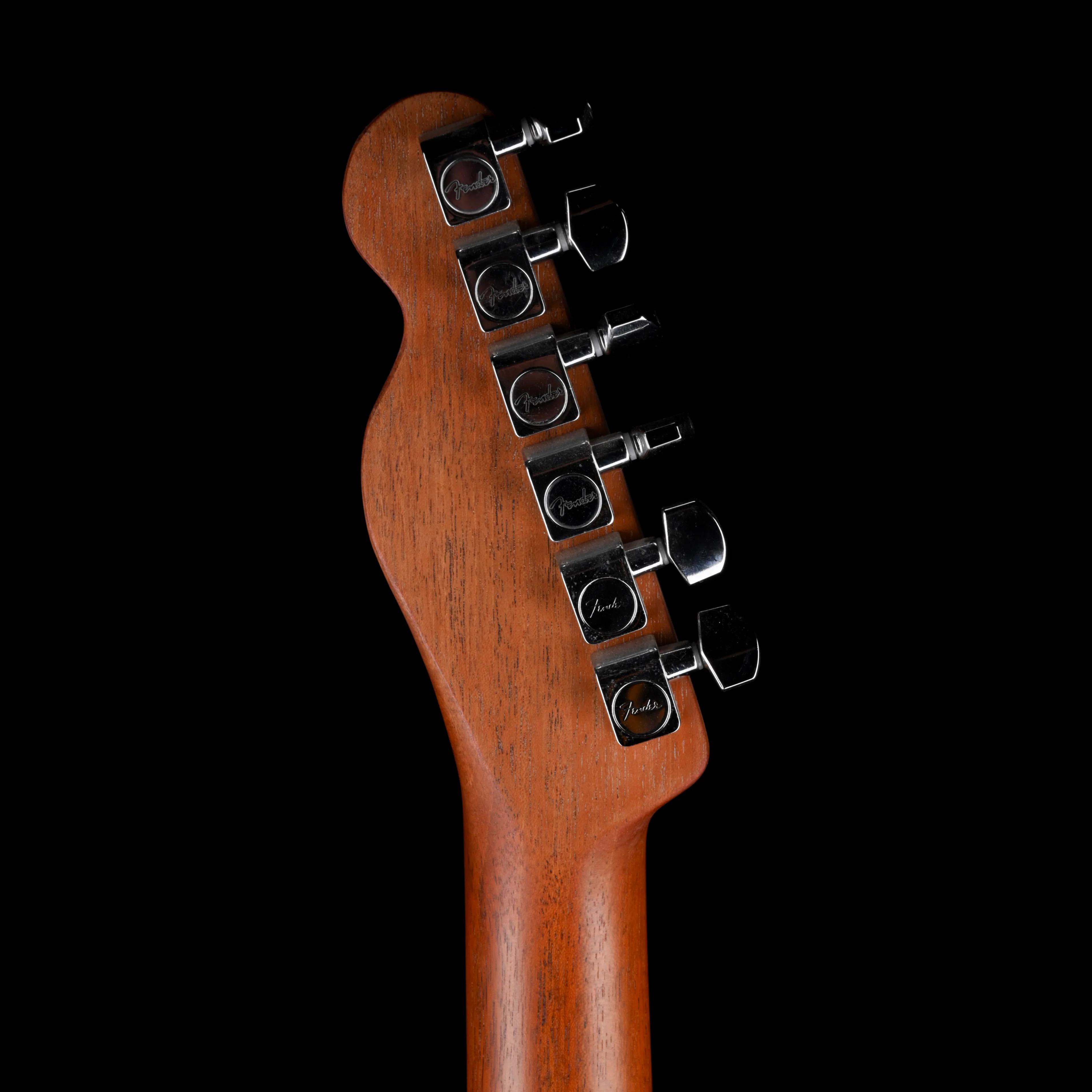 Used Fender American Acoustasonic Telecaster All-Mahogany Bourbon Burst With Gig Bag - Image 13