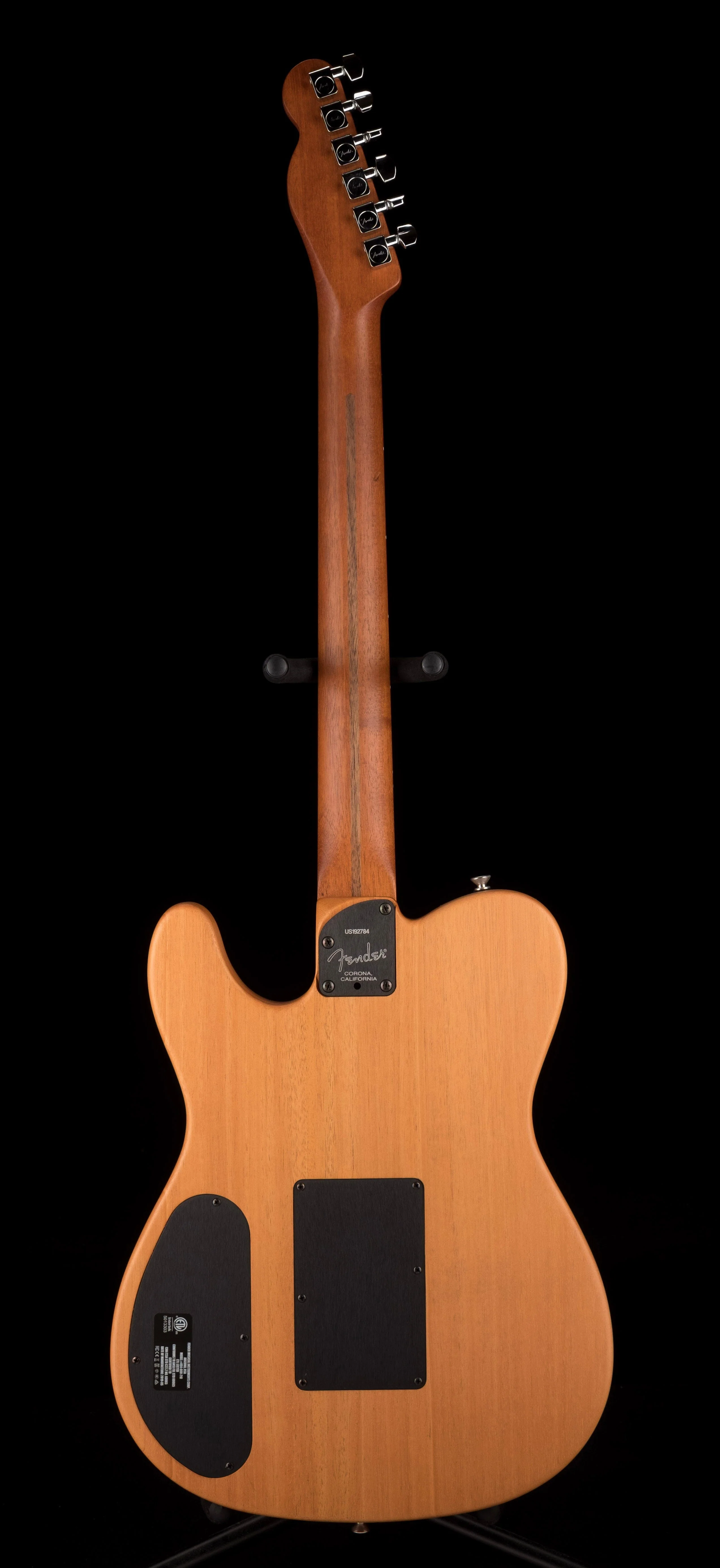 Used Fender American Acoustasonic Telecaster Black with Gig Bag - Image 13