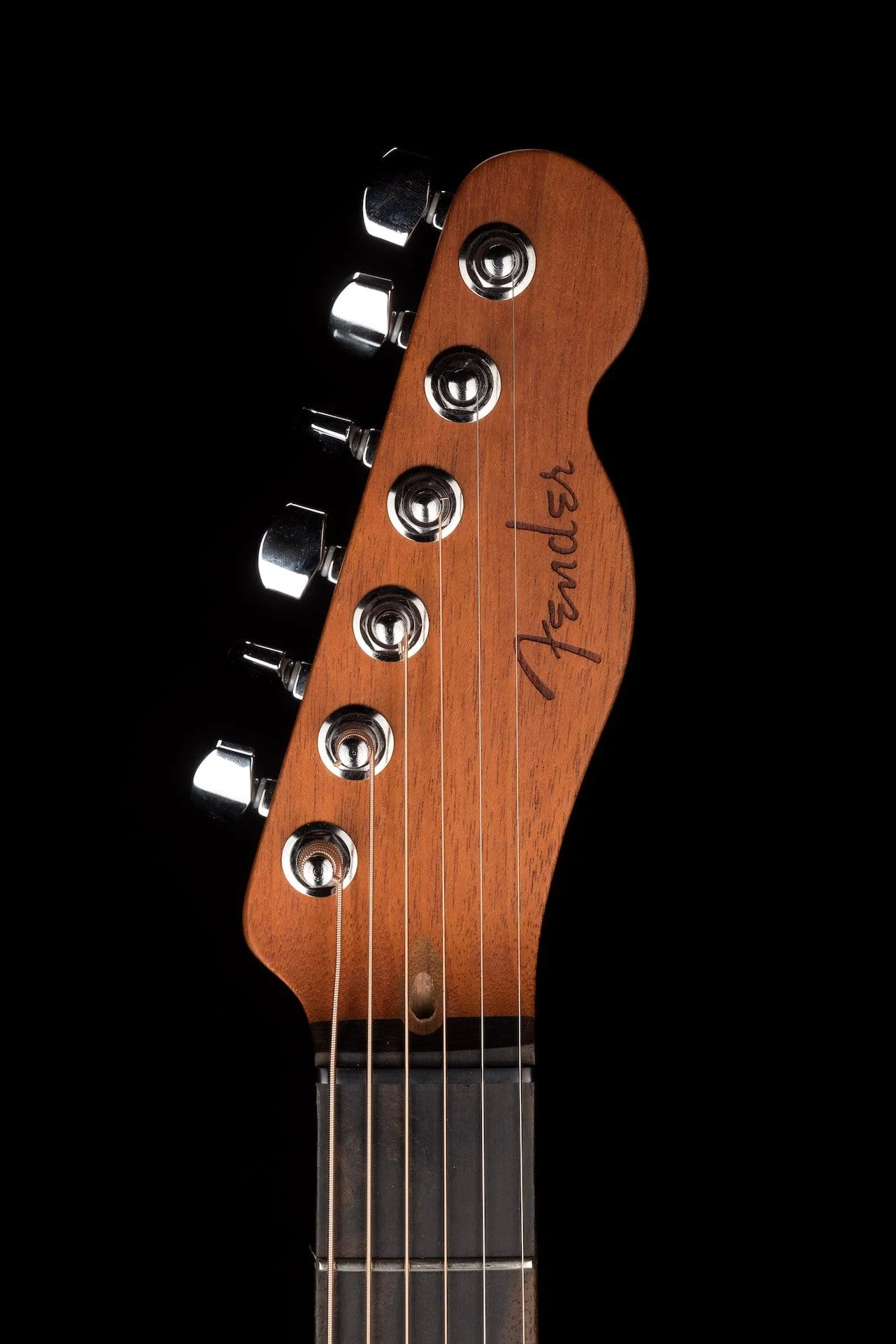 Used Fender American Acoustasonic Telecaster Black with Gig Bag - Image 17