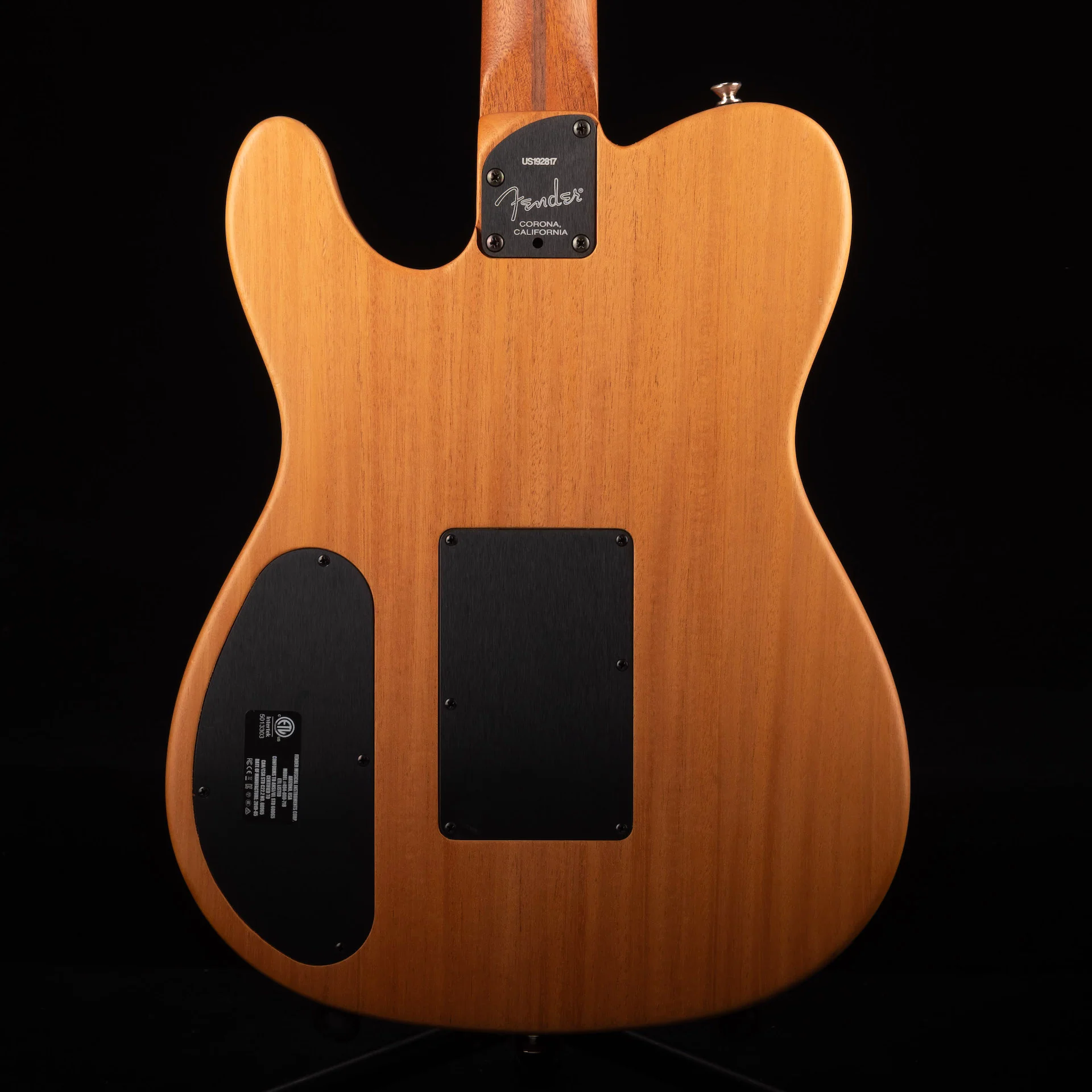 Used Fender American Acoustasonic Telecaster Surf Green with Gig Bag - Image 3