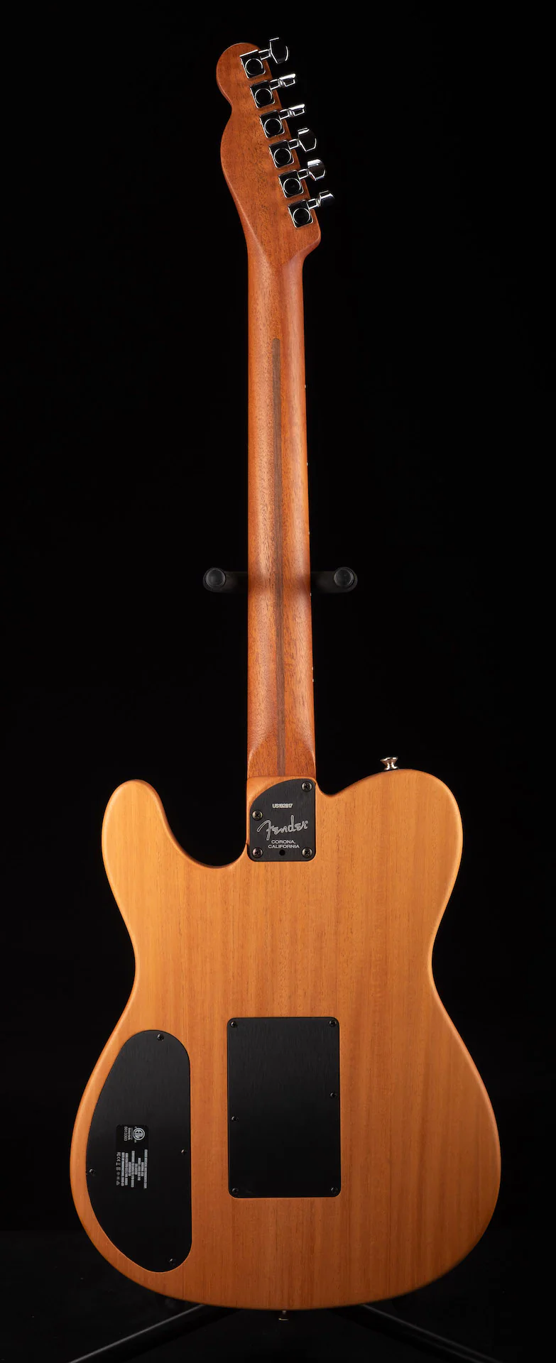 Used Fender American Acoustasonic Telecaster Surf Green with Gig Bag - Image 4