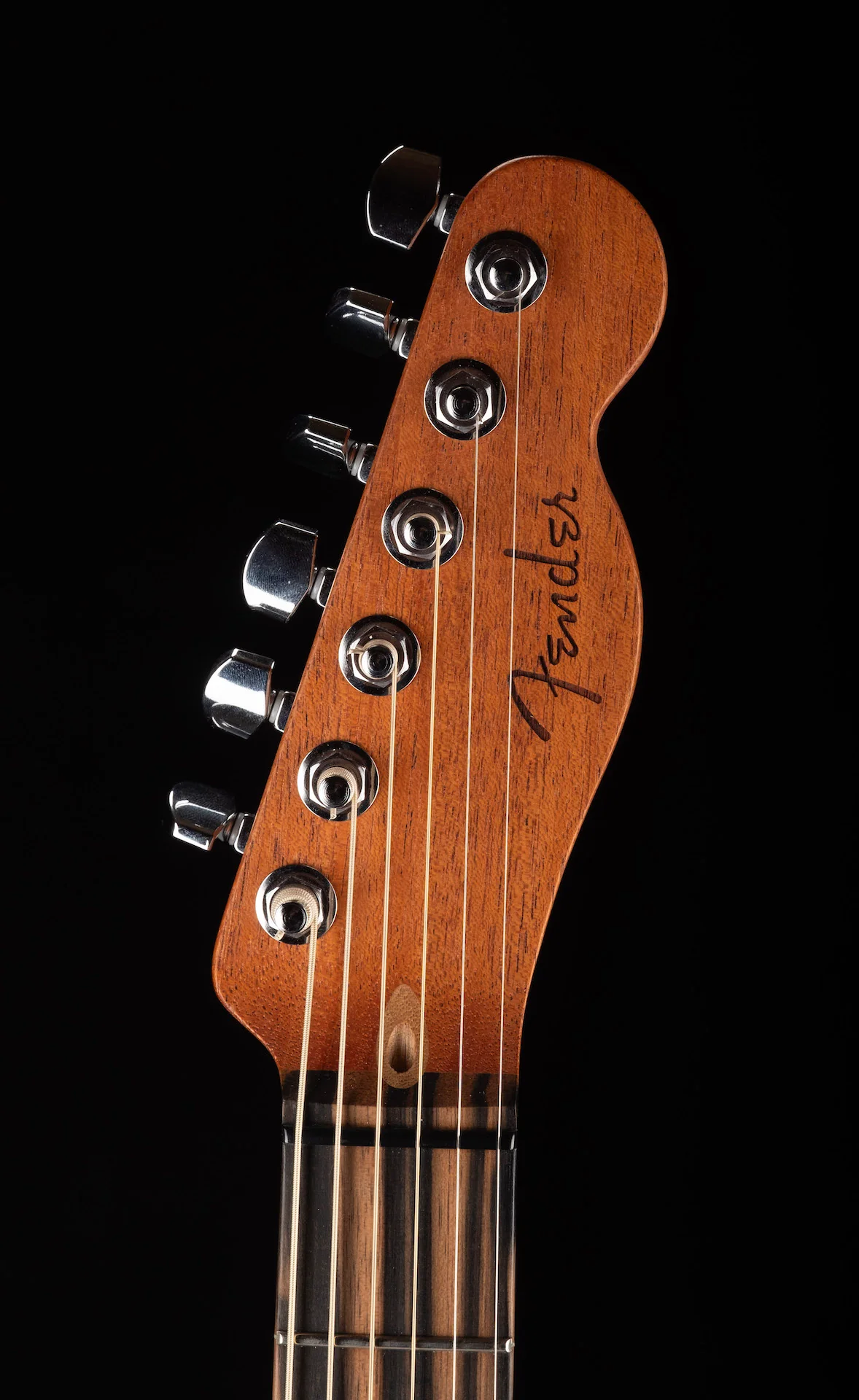 Used Fender American Acoustasonic Telecaster Surf Green with Gig Bag - Image 8