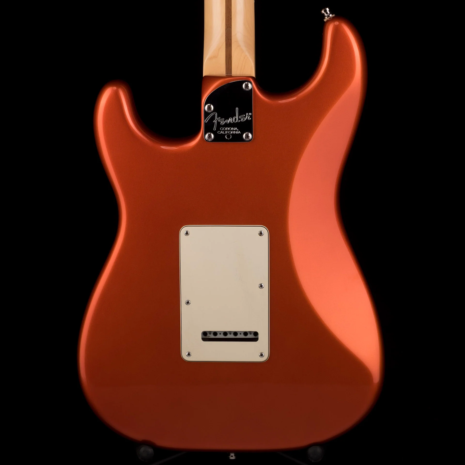 Used '05 Fender American Deluxe Stratocaster Candy Tangerine with Case - Image 13