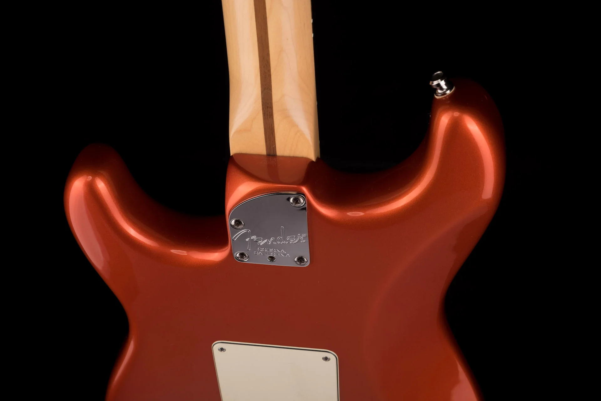 Used '05 Fender American Deluxe Stratocaster Candy Tangerine with Case - Image 15
