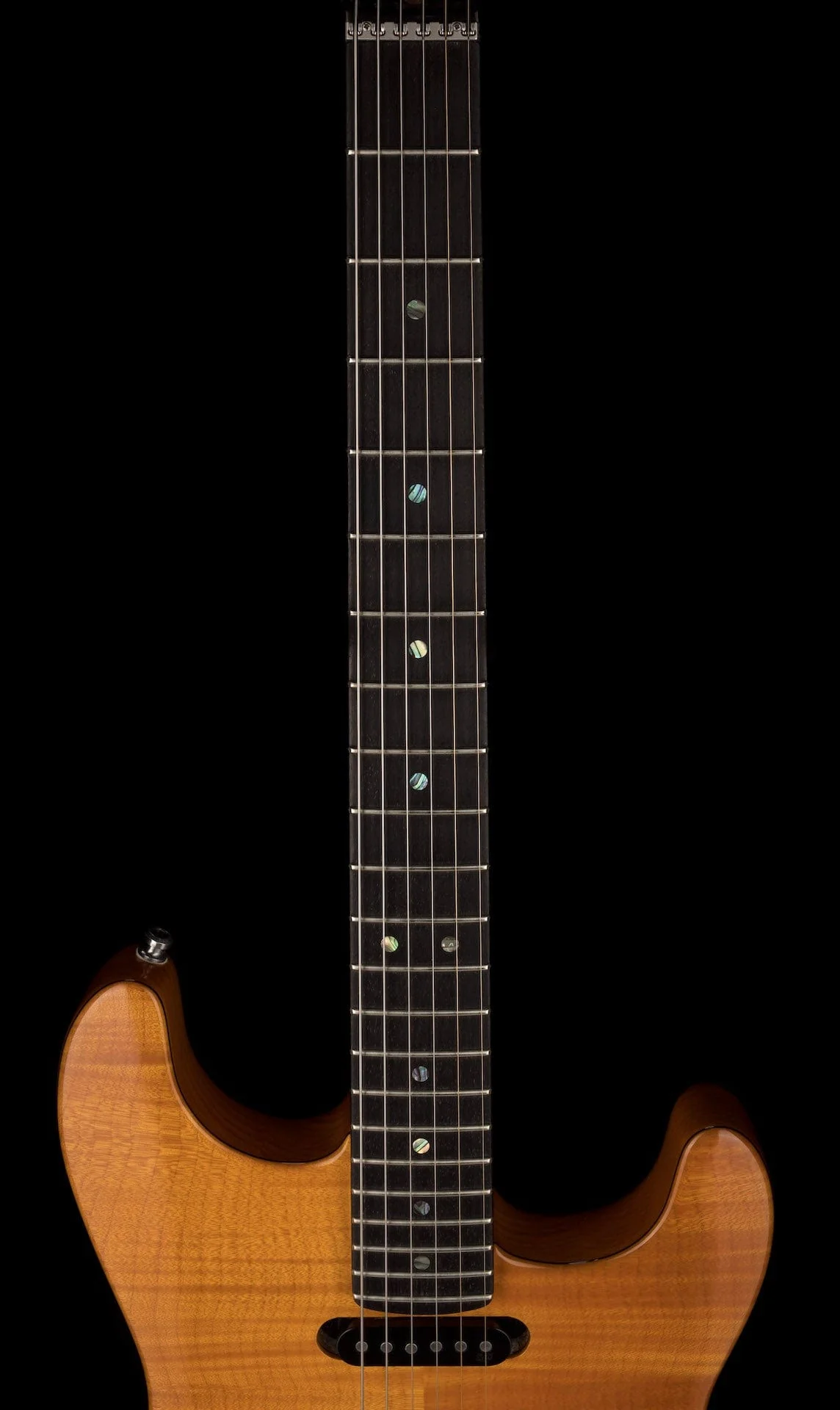 Used Fender American Deluxe Stratocaster FMT HSS Amber with Case - Image 10