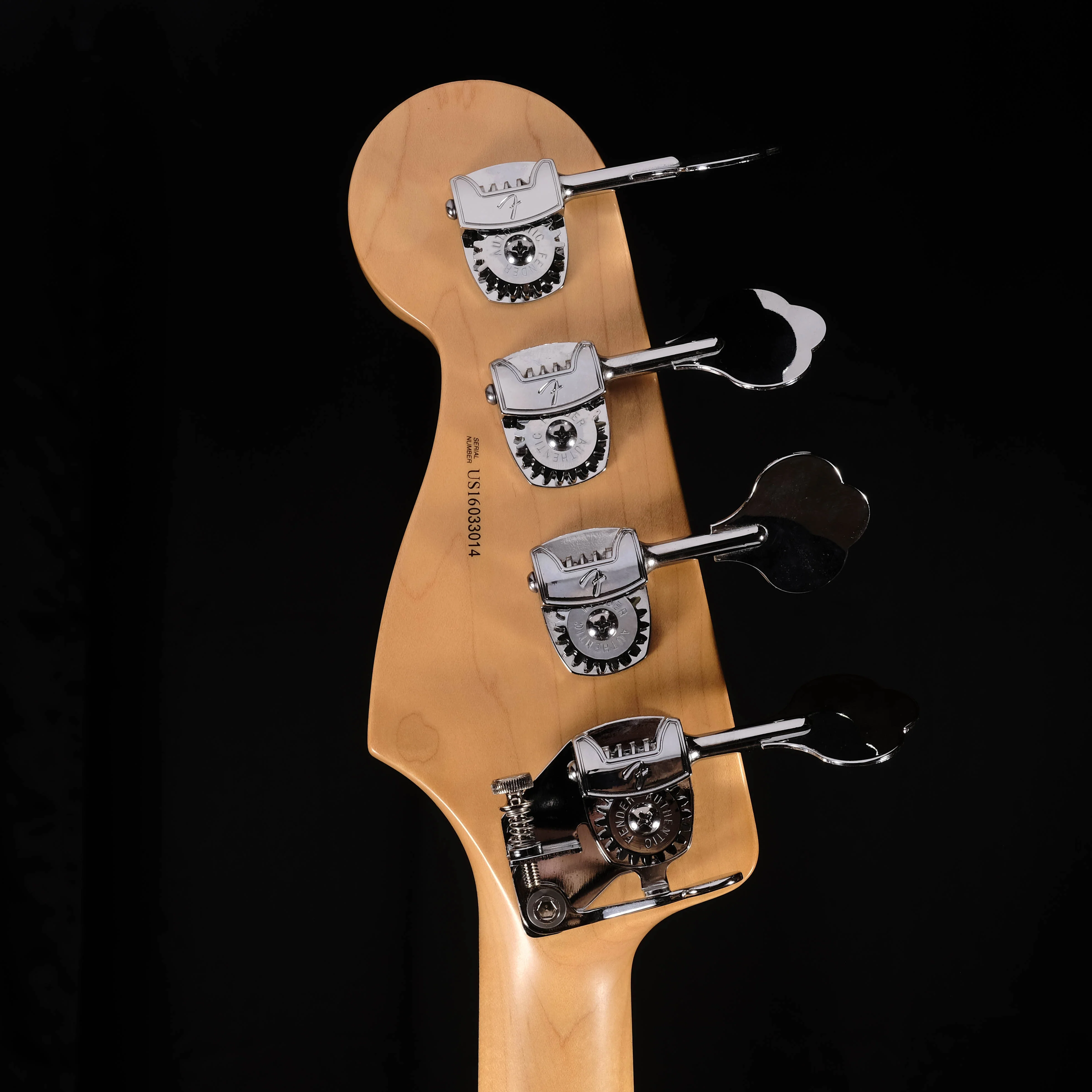 Used 2016 Fender American Elite Jazz Bass Black With Gig Bag - Image 10