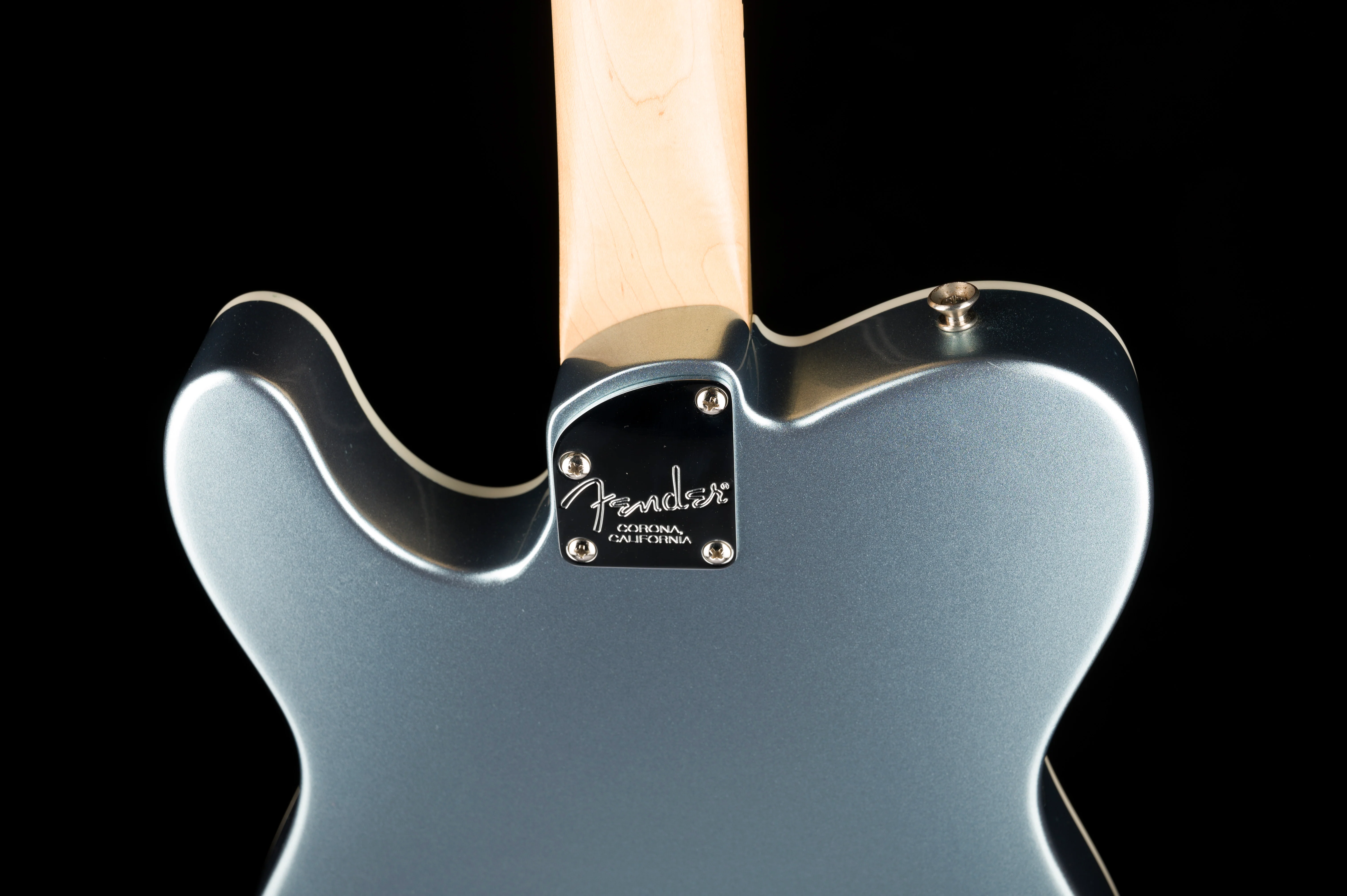 Used Fender American Elite Telecaster Thinline Mystic Blue Ice with OHSC - Image 15