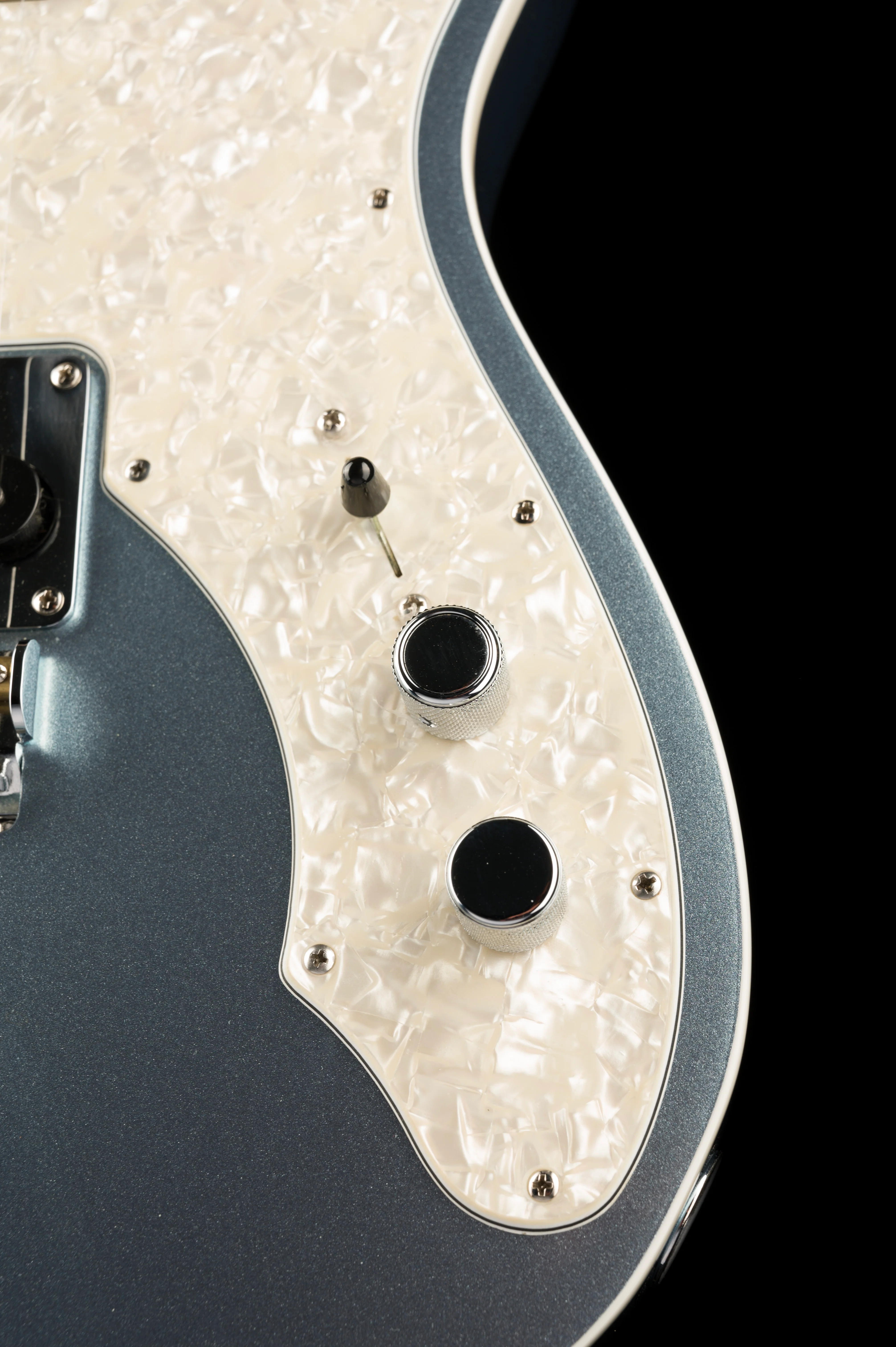Used Fender American Elite Telecaster Thinline Mystic Blue Ice with OHSC - Image 8