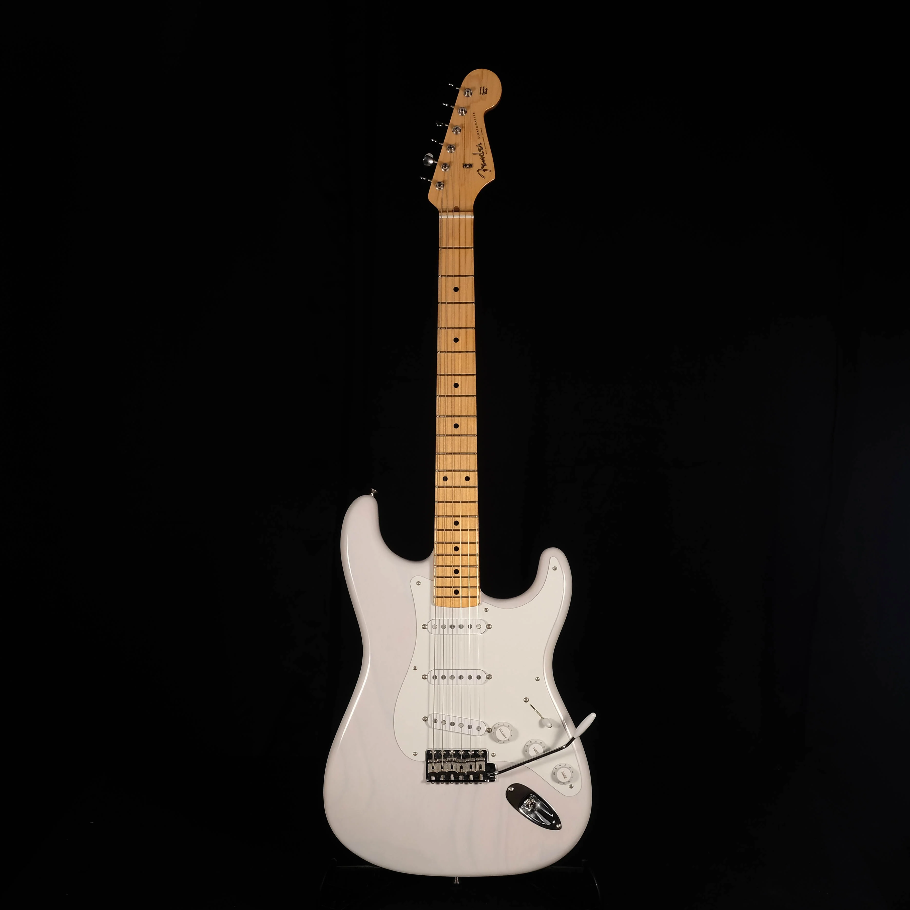 Used Fender American Original 50's Stratocaster White Blonde Guitar With OHSC - Image 2