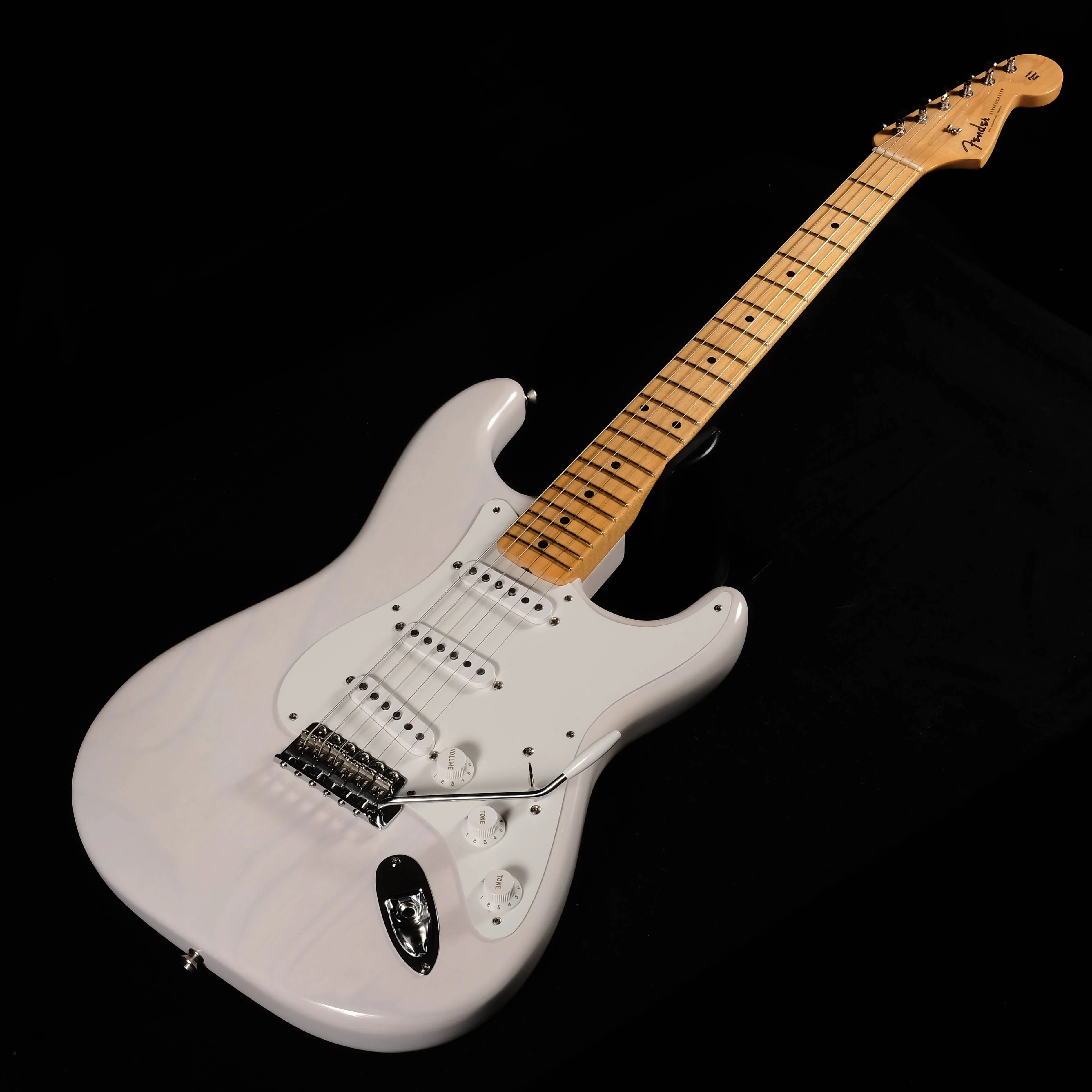 Used Fender American Original 50's Stratocaster White Blonde Guitar With OHSC - Image 3