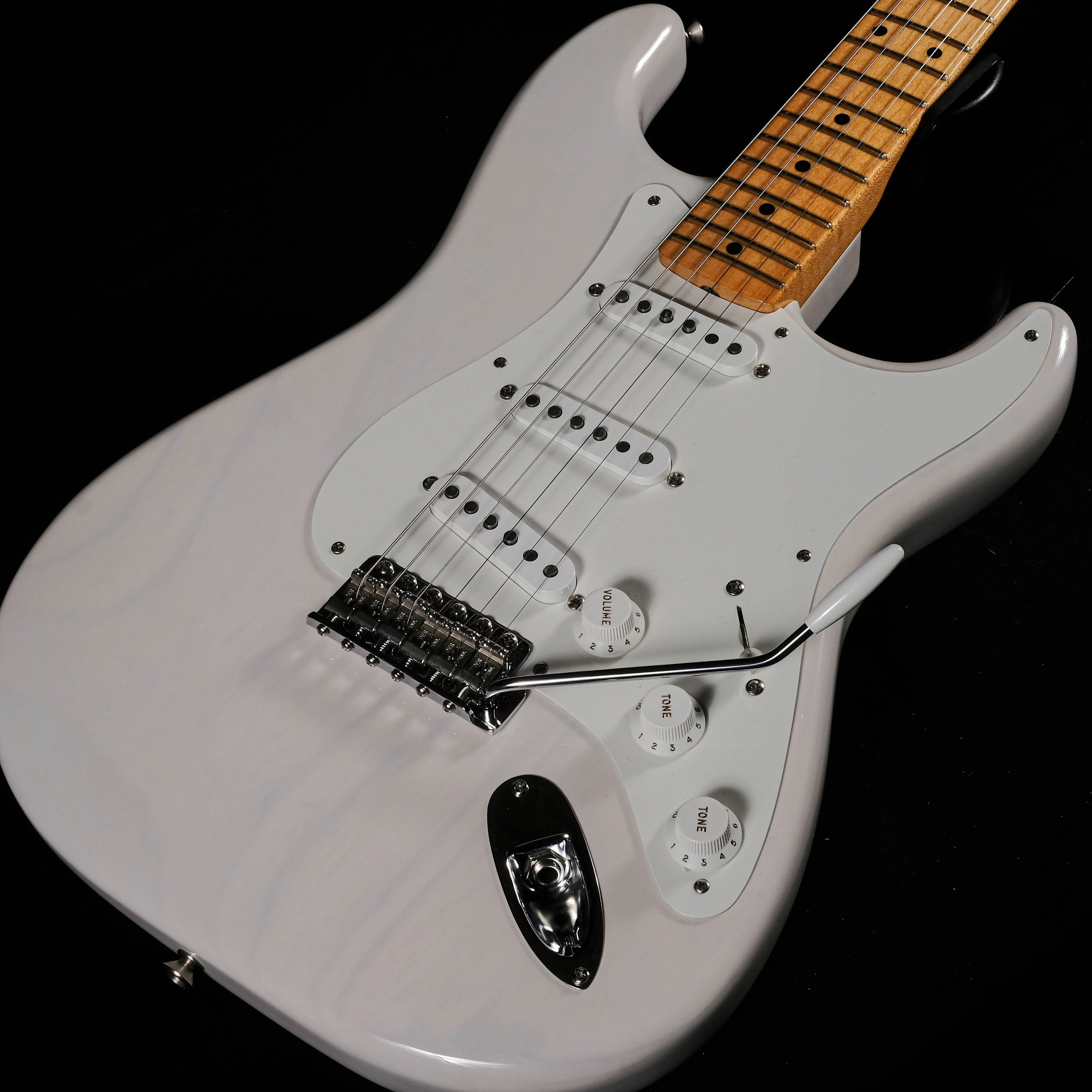Used Fender American Original 50's Stratocaster White Blonde Guitar With OHSC - Image 4
