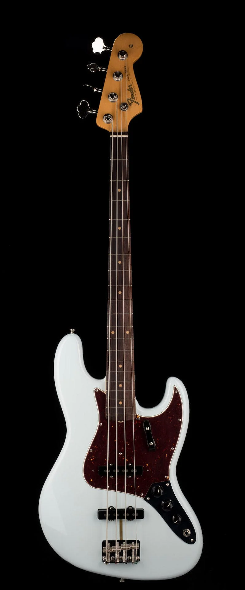 Used Fender American Original '60s Jazz Bass Sonic Blue with OHSC - Image 2