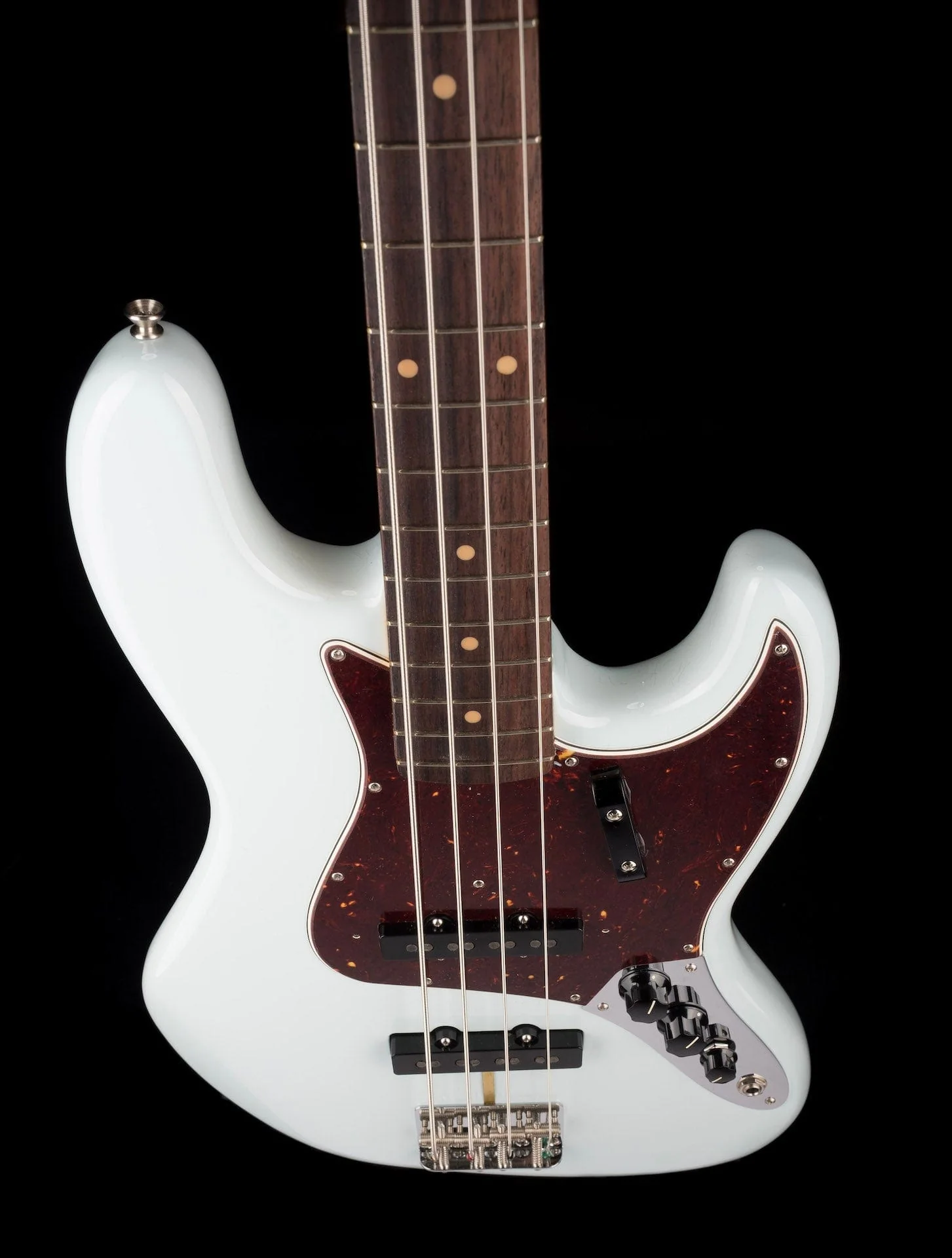 Used Fender American Original '60s Jazz Bass Sonic Blue with OHSC - Image 4