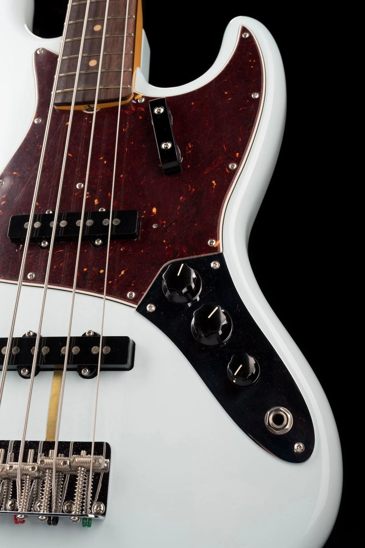 Used Fender American Original '60s Jazz Bass Sonic Blue with OHSC - Image 7