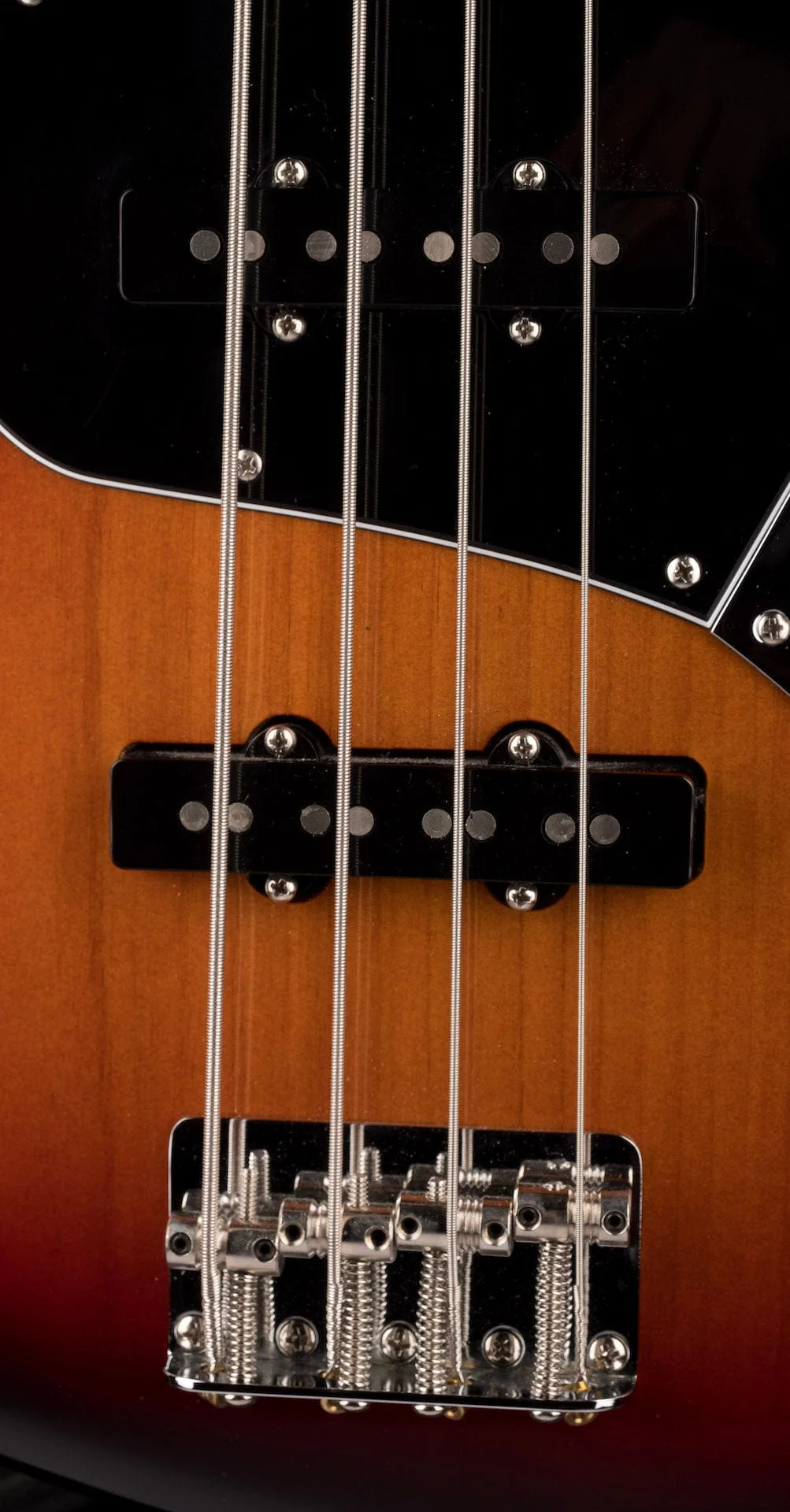 Used 2019 Fender American Performer Jazz Bass 3-Tone Sunburst with Case - Image 7