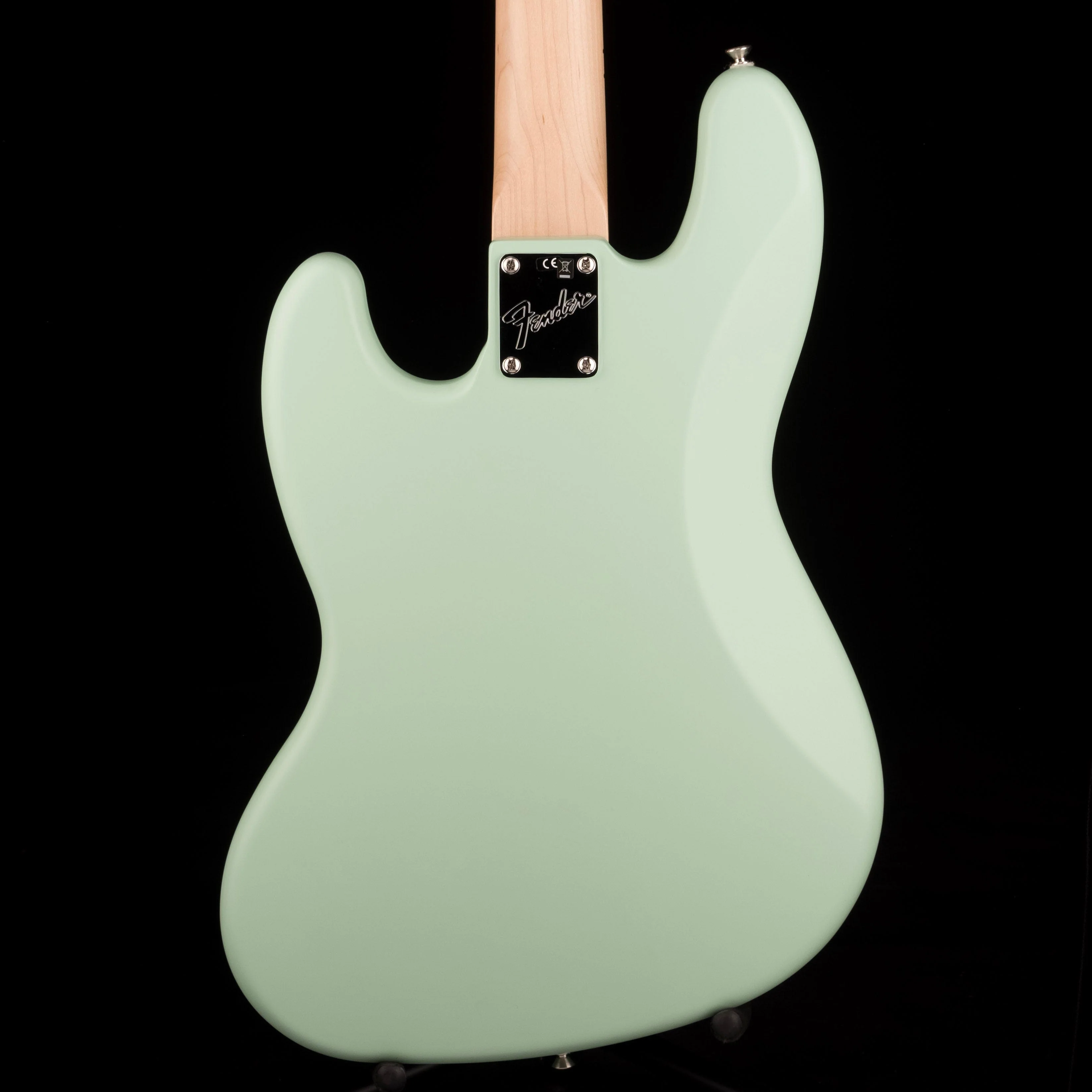 Used Fender American Performer Jazz Bass Satin Surf Green With Gig Bag - Image 11