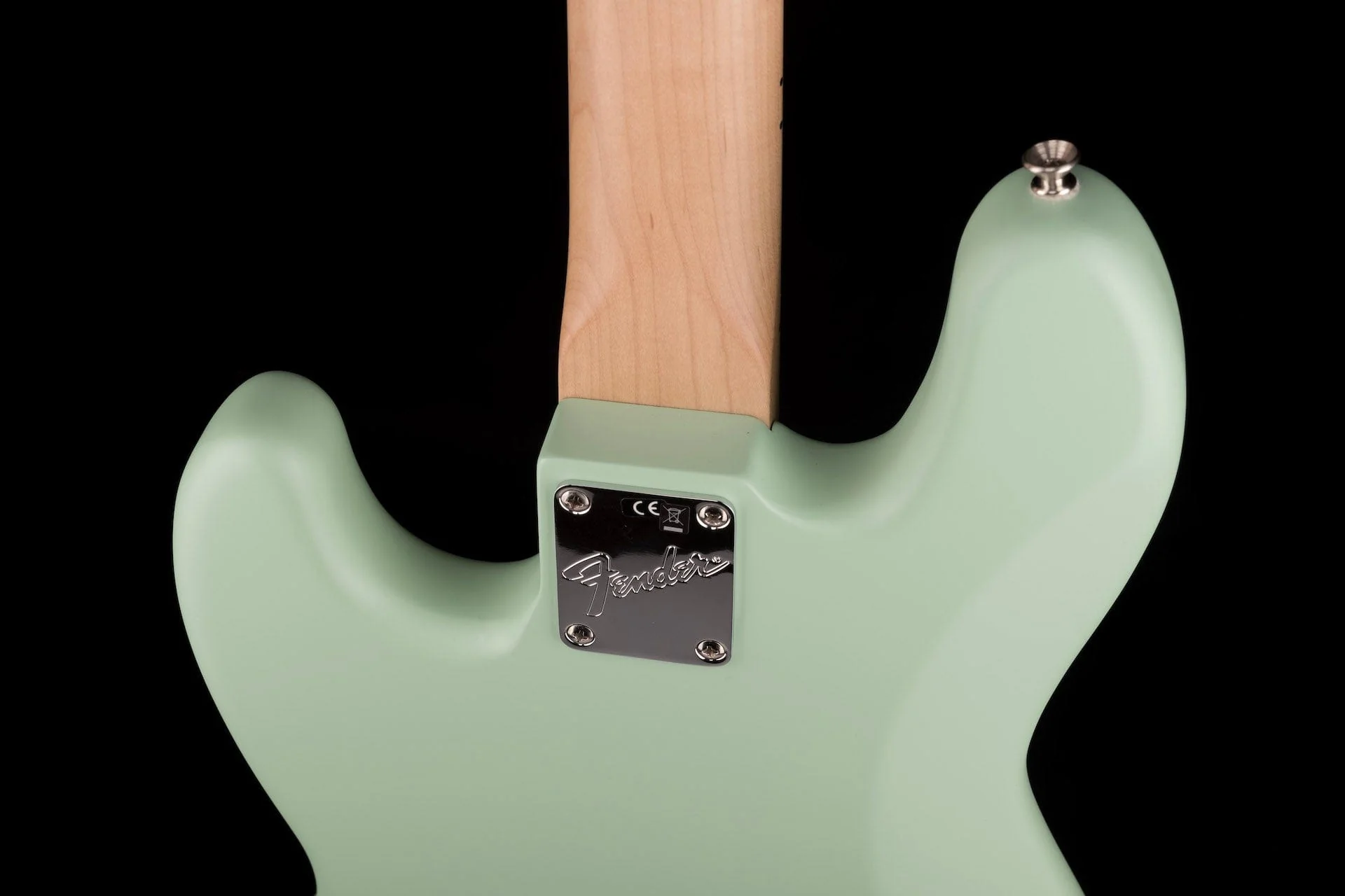 Used Fender American Performer Jazz Bass Satin Surf Green With Gig Bag - Image 13