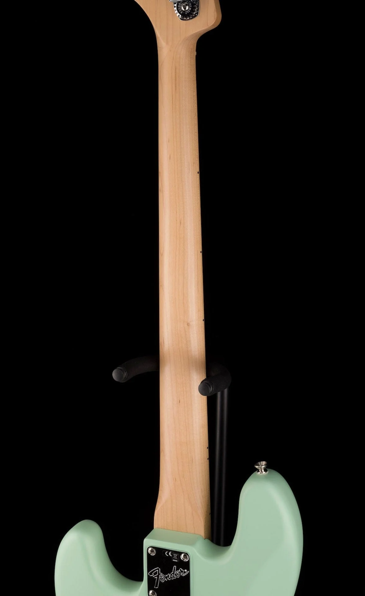 Used Fender American Performer Jazz Bass Satin Surf Green With Gig Bag - Image 14