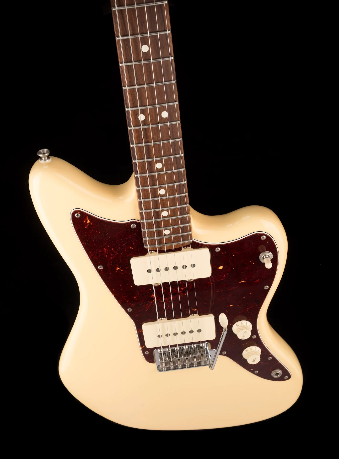 Used 2019 Fender American Performer Jazzmaster Vintage White With Gig Bag - Image 4