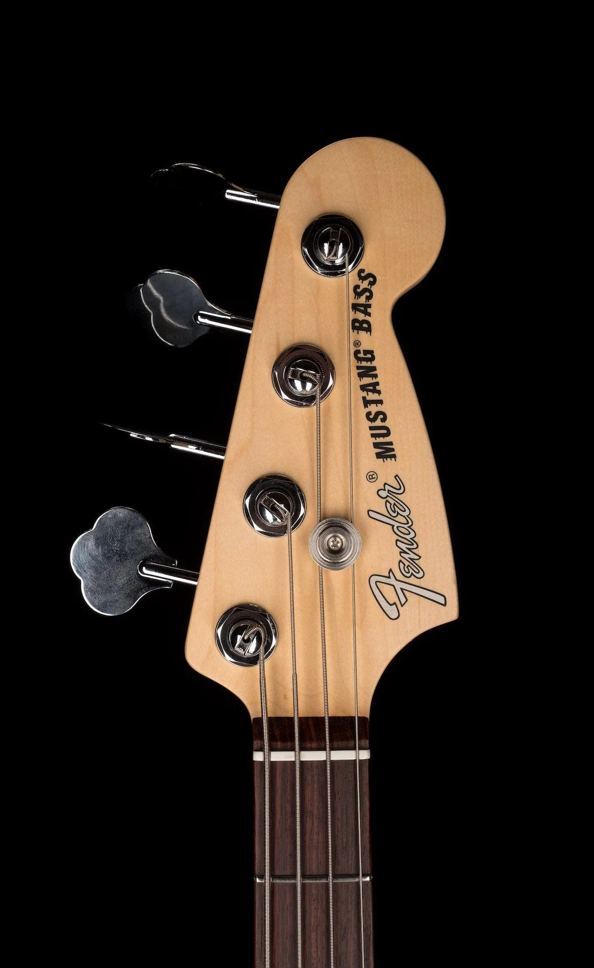 Used Fender American Performer Mustang Bass Aubergine with Gig Bag - Image 12