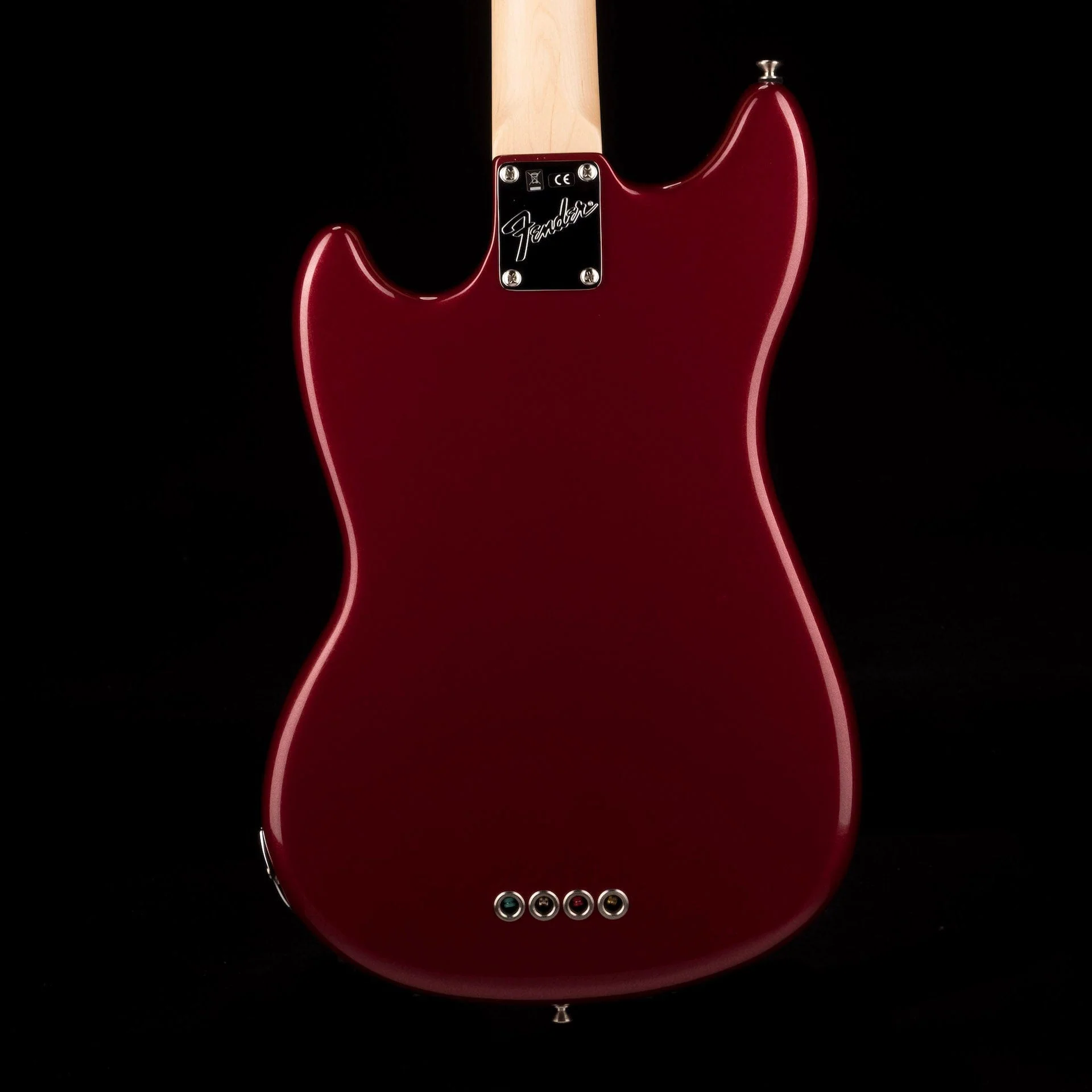 Used Fender American Performer Mustang Bass Aubergine with Gig Bag - Image 13