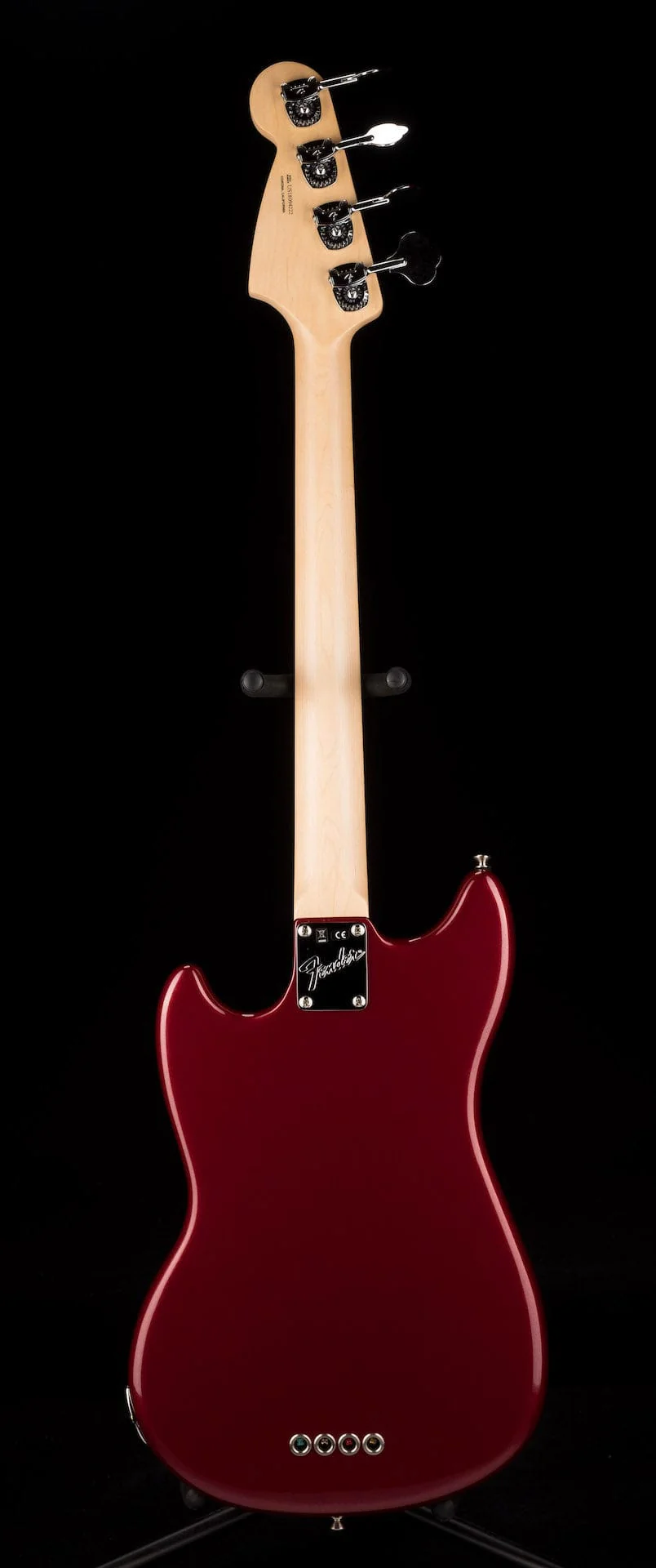Used Fender American Performer Mustang Bass Aubergine with Gig Bag - Image 14