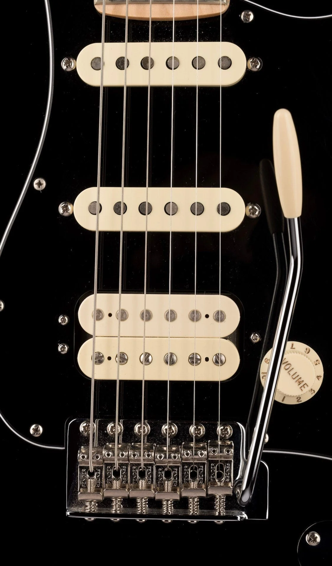 Used 2018 Fender American Performer Stratocaster HSS Black with Gig Bag - Image 7