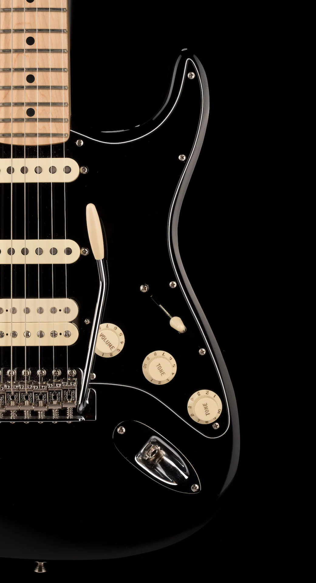Used 2018 Fender American Performer Stratocaster HSS Black with Gig Bag - Image 9