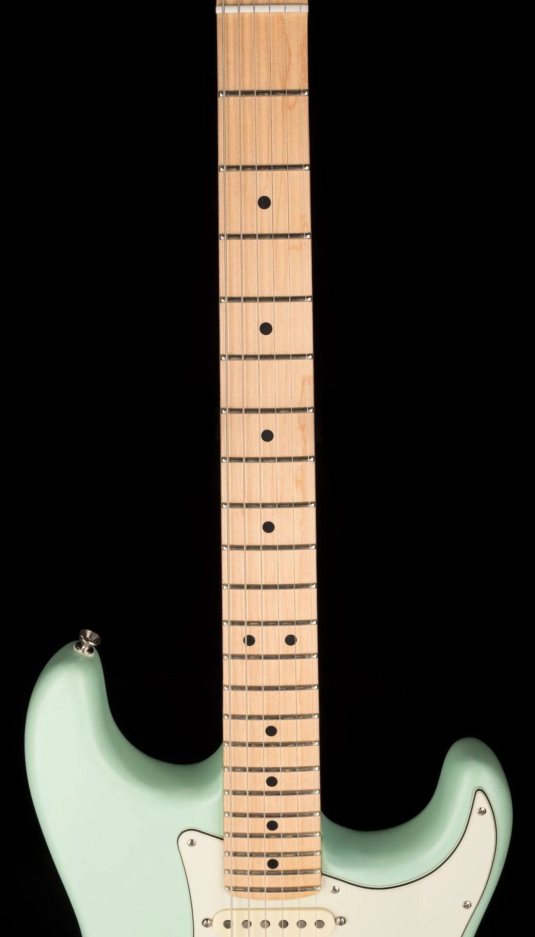 Used 2018 Fender American Performer Stratocaster HSS Satin Surf Green with Gig Bag - Image 11