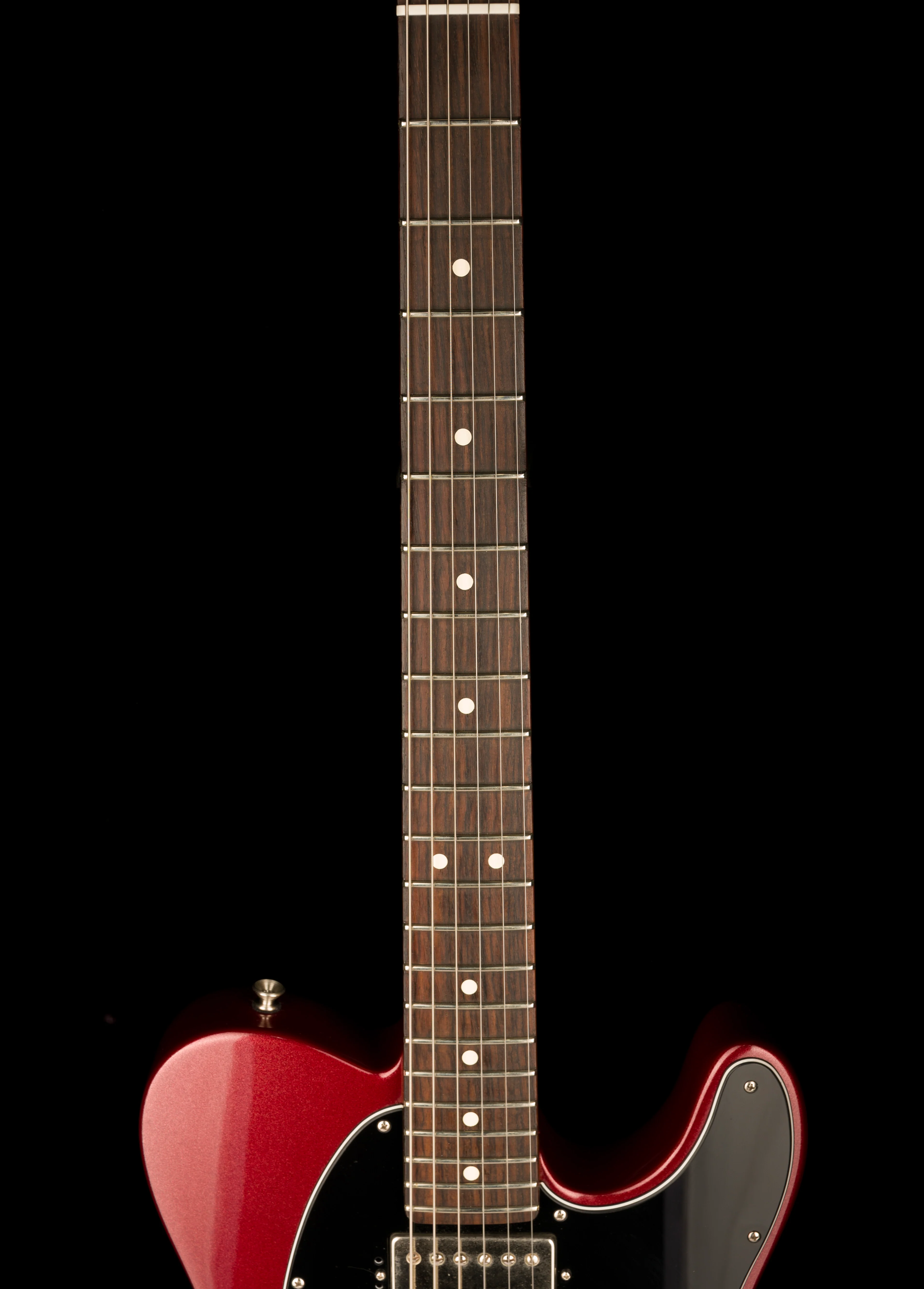 Used Fender American Performer Telecaster HS Aubergine with Upgraded Pickups and Fender Denim Gig Bag - Image 11