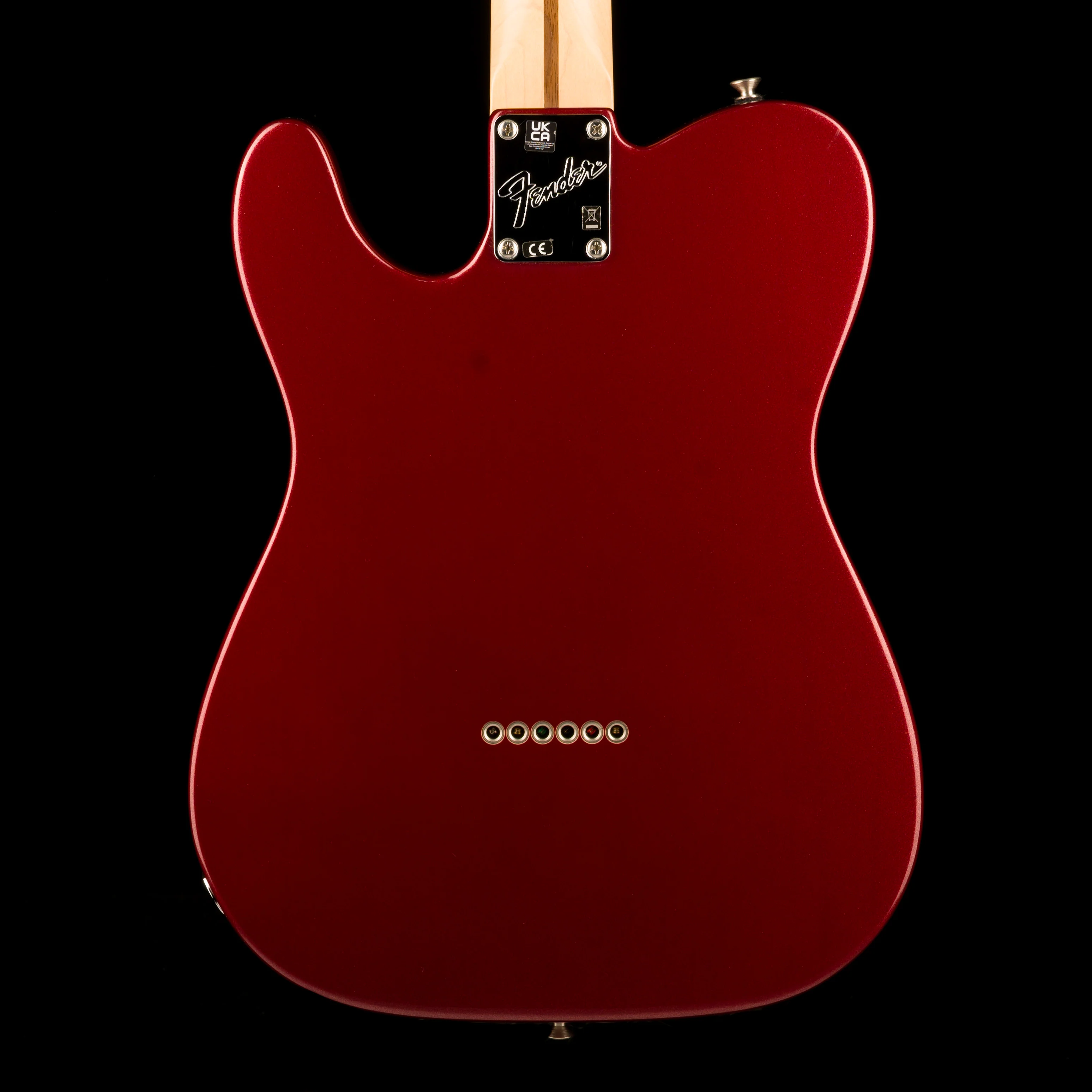 Used Fender American Performer Telecaster HS Aubergine with Upgraded Pickups and Fender Denim Gig Bag - Image 13