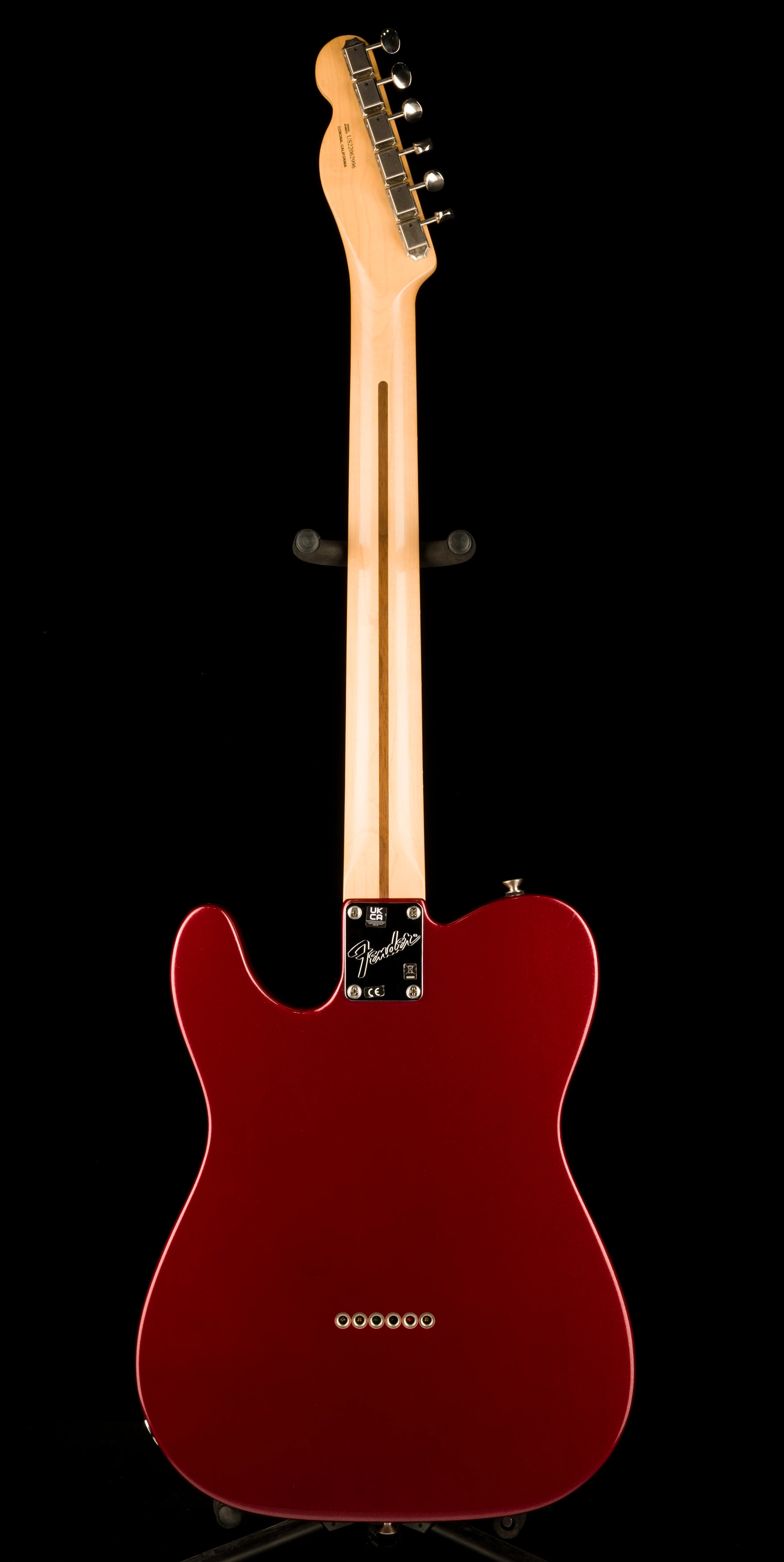 Used Fender American Performer Telecaster HS Aubergine with Upgraded Pickups and Fender Denim Gig Bag - Image 14