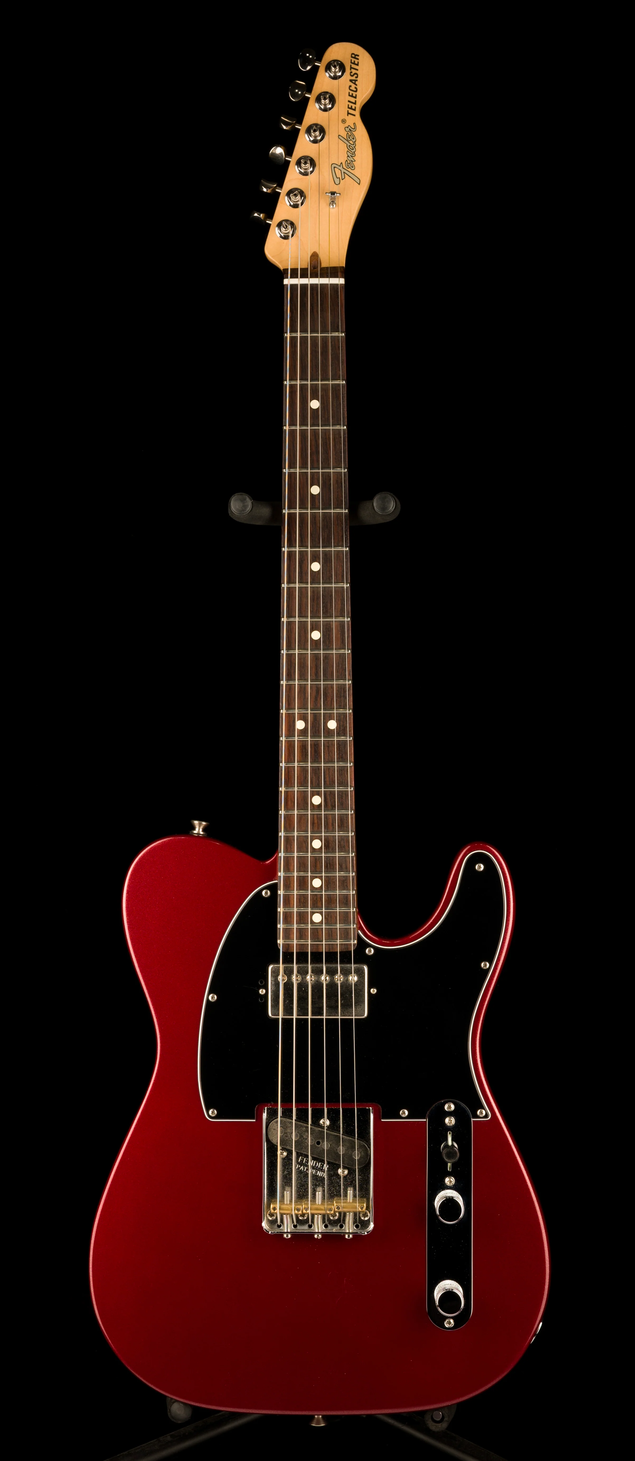 Used Fender American Performer Telecaster HS Aubergine with Upgraded Pickups and Fender Denim Gig Bag - Image 2