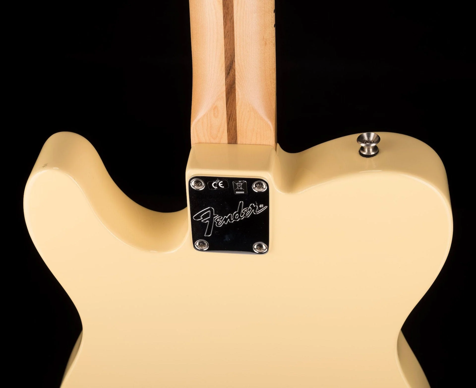 Used 2019 Fender American Performer Telecaster Vintage White with Case - Image 14