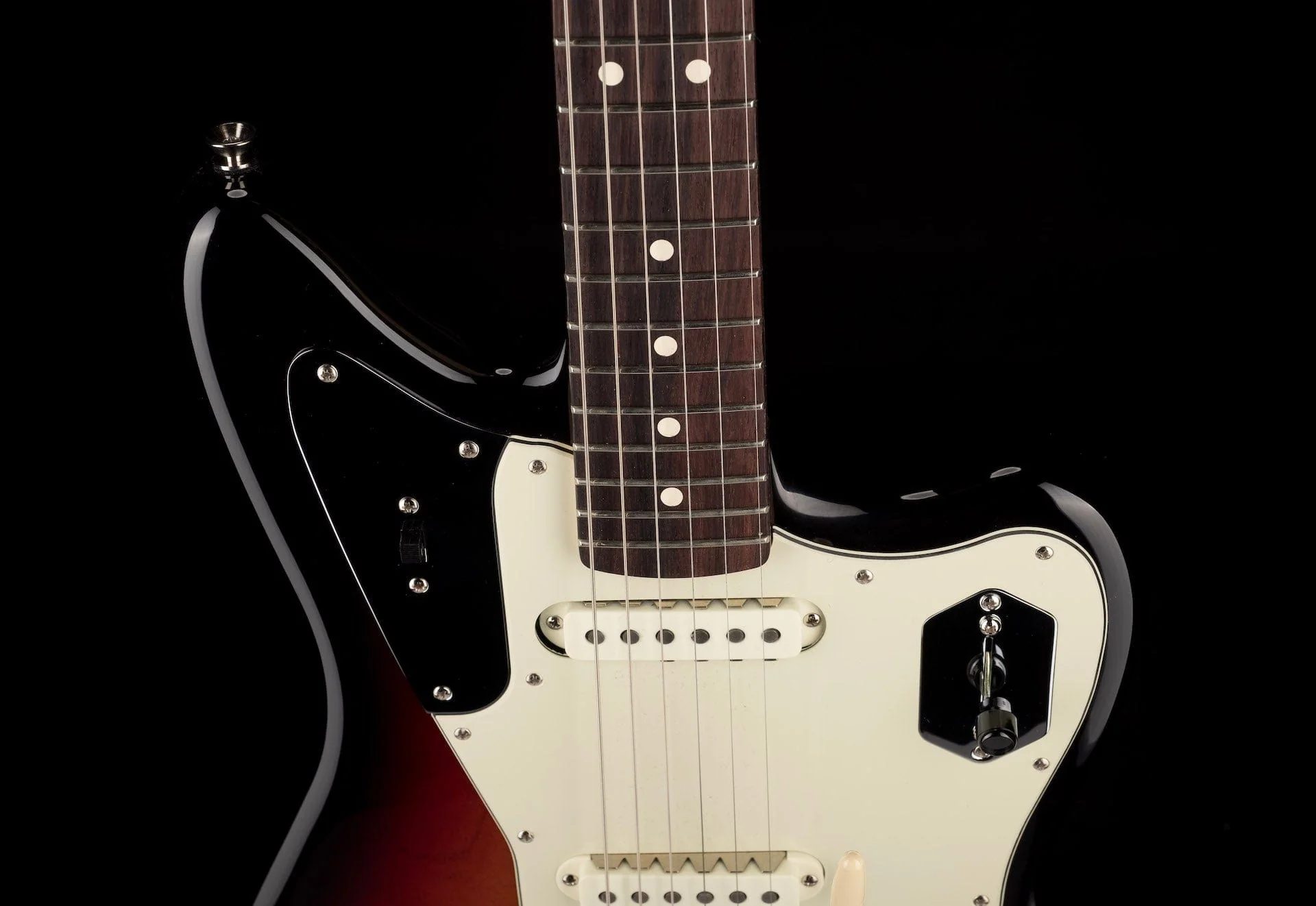 Used 2019 Fender American Professional Jaguar 3-Tone Sunburst with OHSC - Image 3