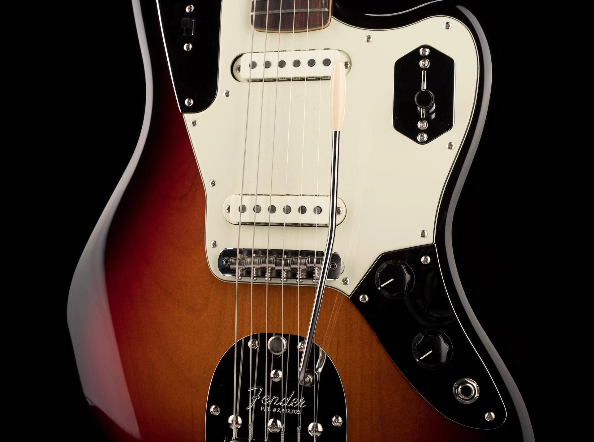Used 2019 Fender American Professional Jaguar 3-Tone Sunburst with OHSC - Image 6