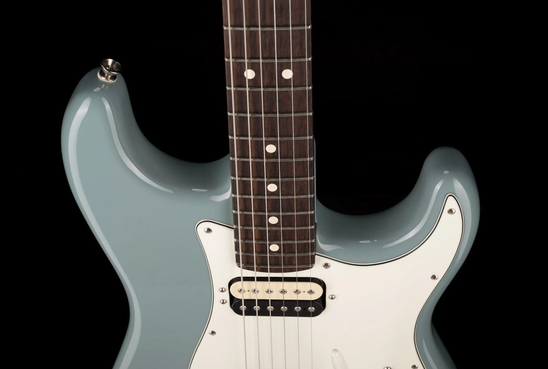 Used 2019 Fender American Pro Stratocaster HH ShawBucker Sonic Gray With Gig Bag - Image 3