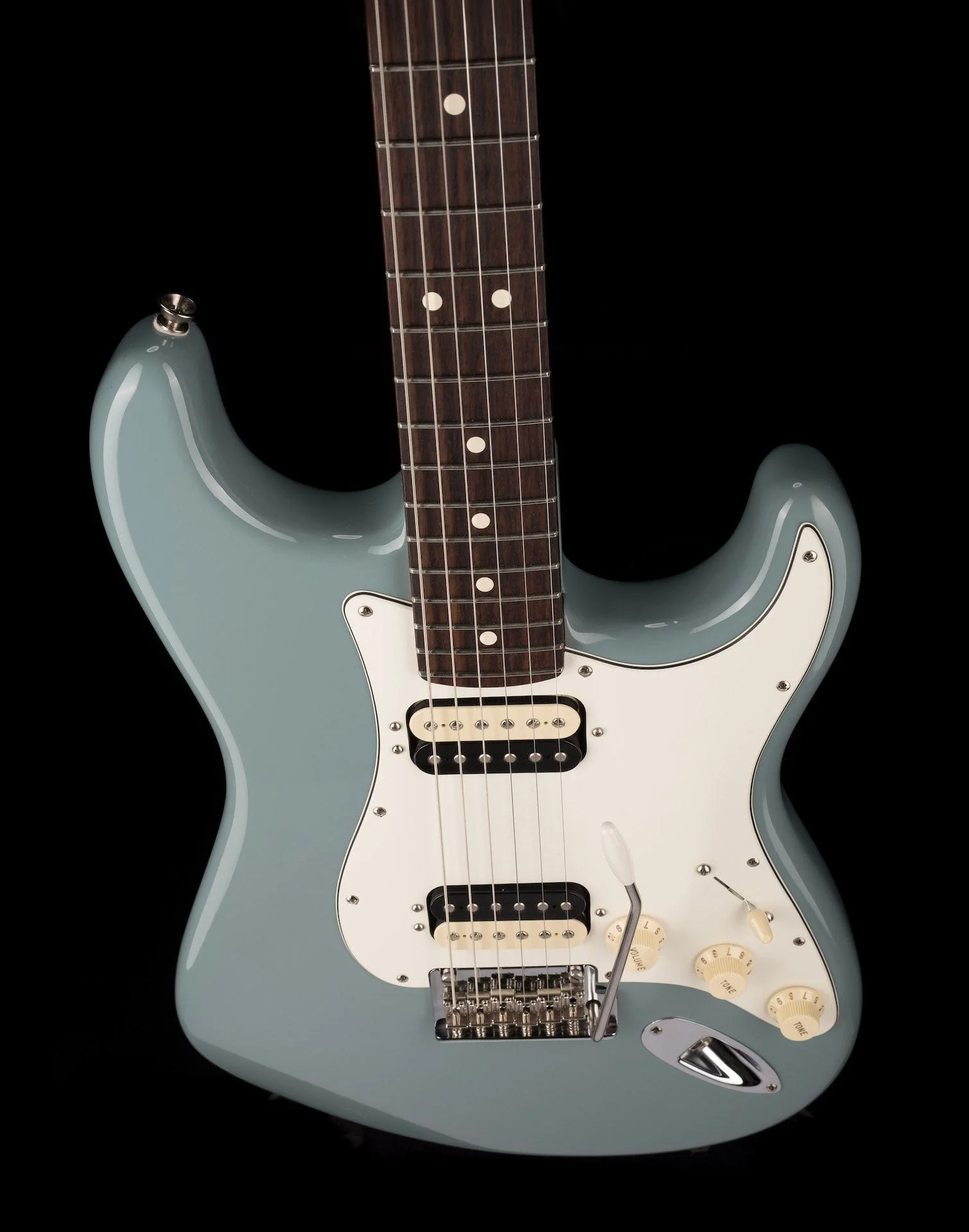 Used 2019 Fender American Pro Stratocaster HH ShawBucker Sonic Gray With Gig Bag - Image 4