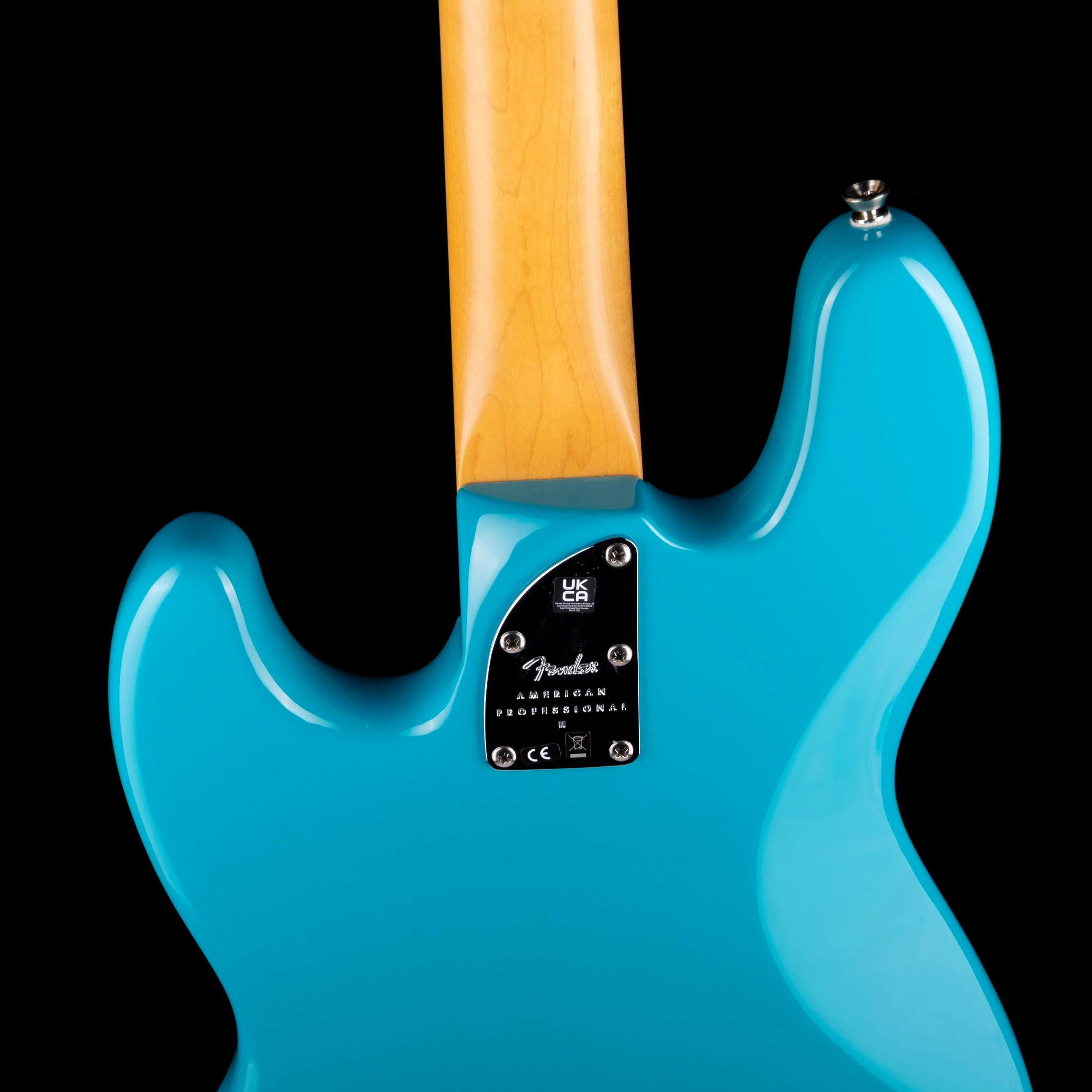 Used Fender American Professional II Jazz Bass Miami Blue With OHSC - Image 11