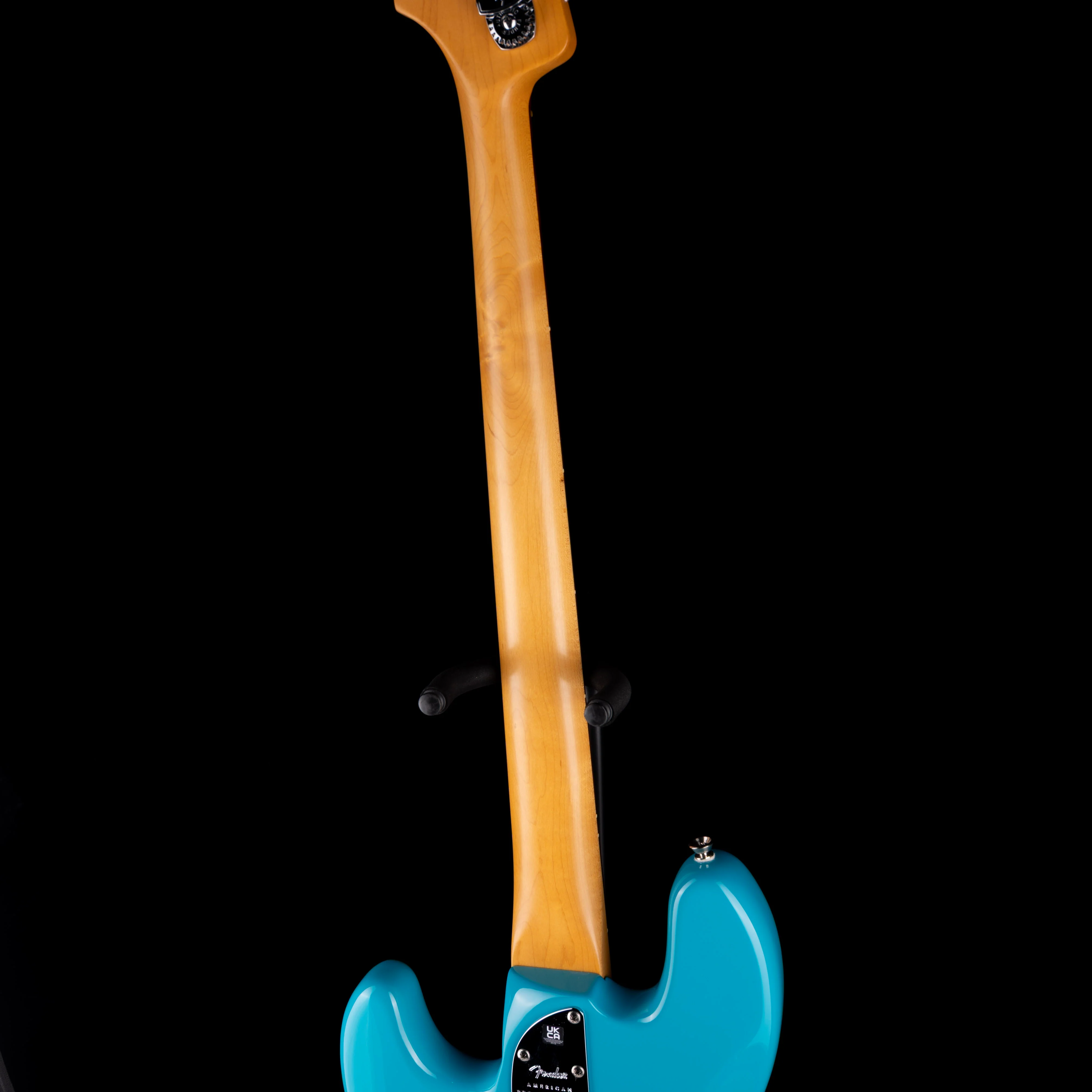 Used Fender American Professional II Jazz Bass Miami Blue With OHSC - Image 12