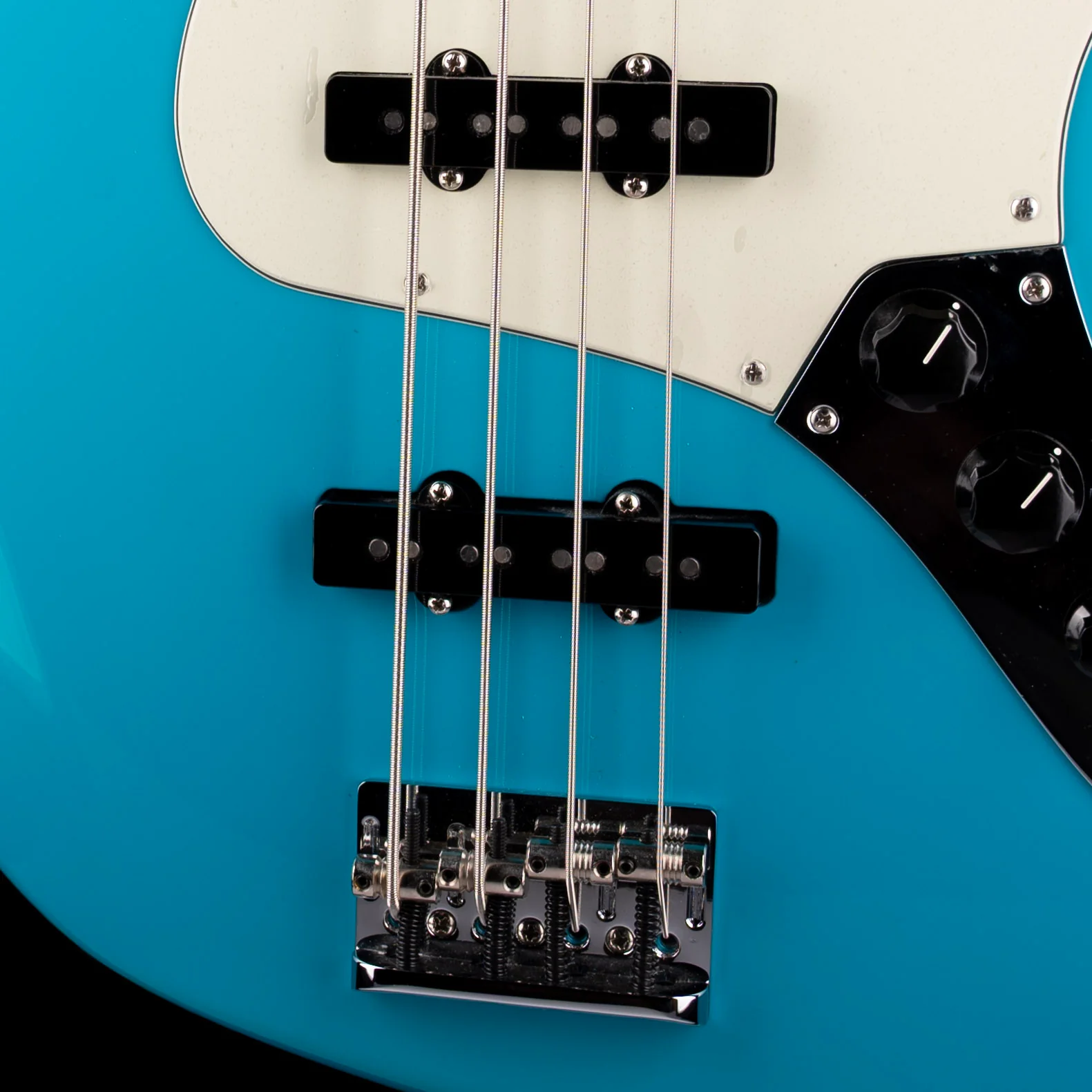 Used Fender American Professional II Jazz Bass Miami Blue With OHSC - Image 4