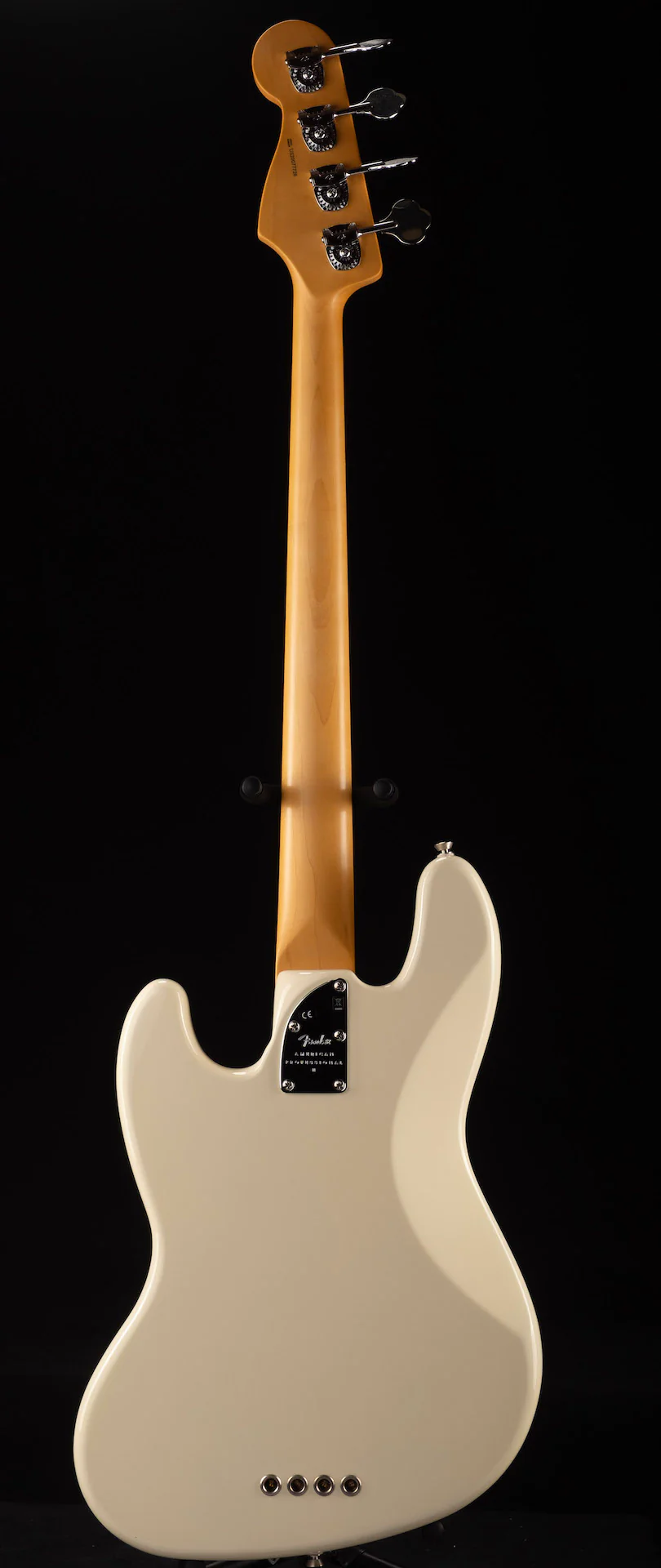 Used Fender American Professional II Jazz Bass Olympic White with Gig Bag - Image 6