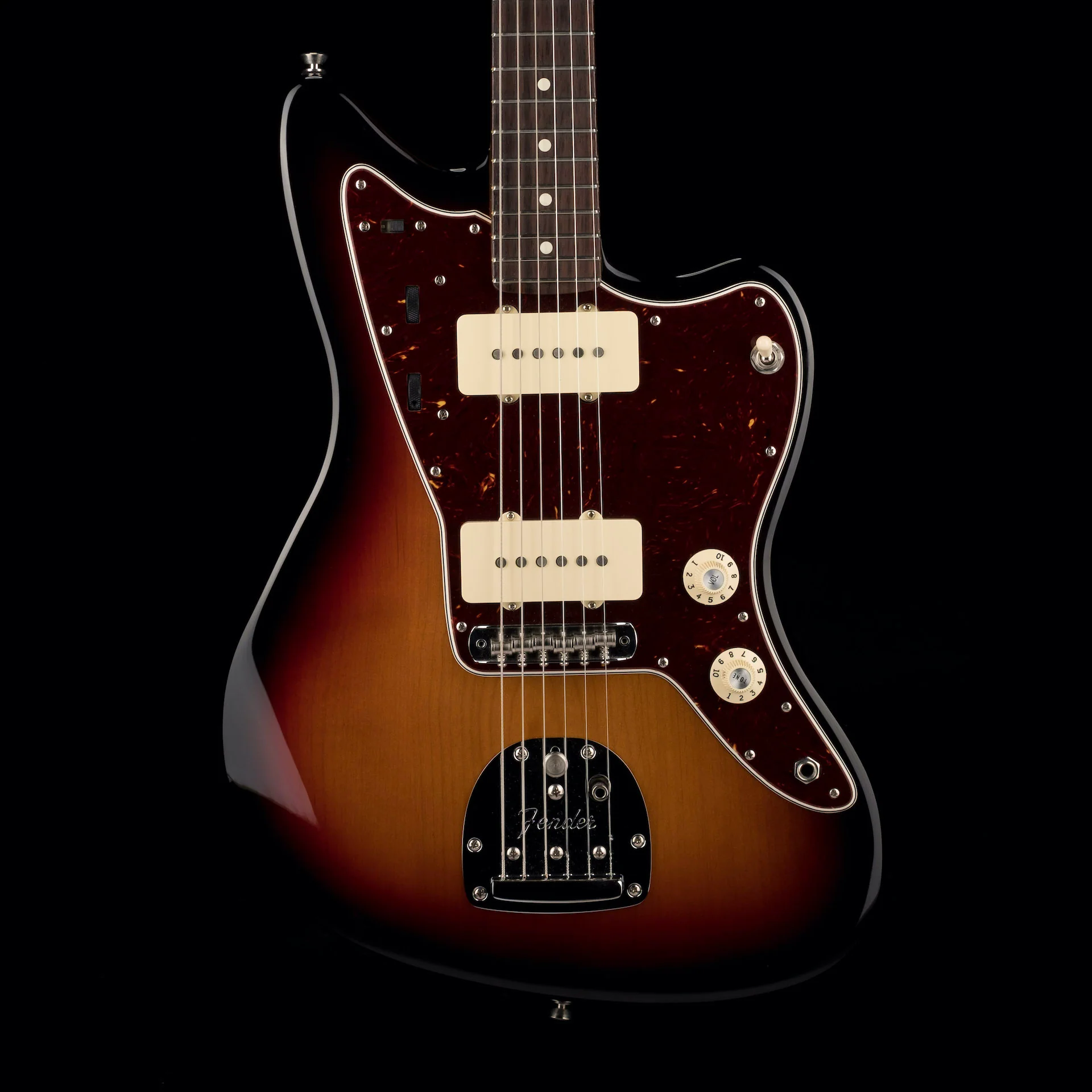 Used 2020 Fender American Professional II Jazzmaster 3-Color Sunburst with Gig Bag